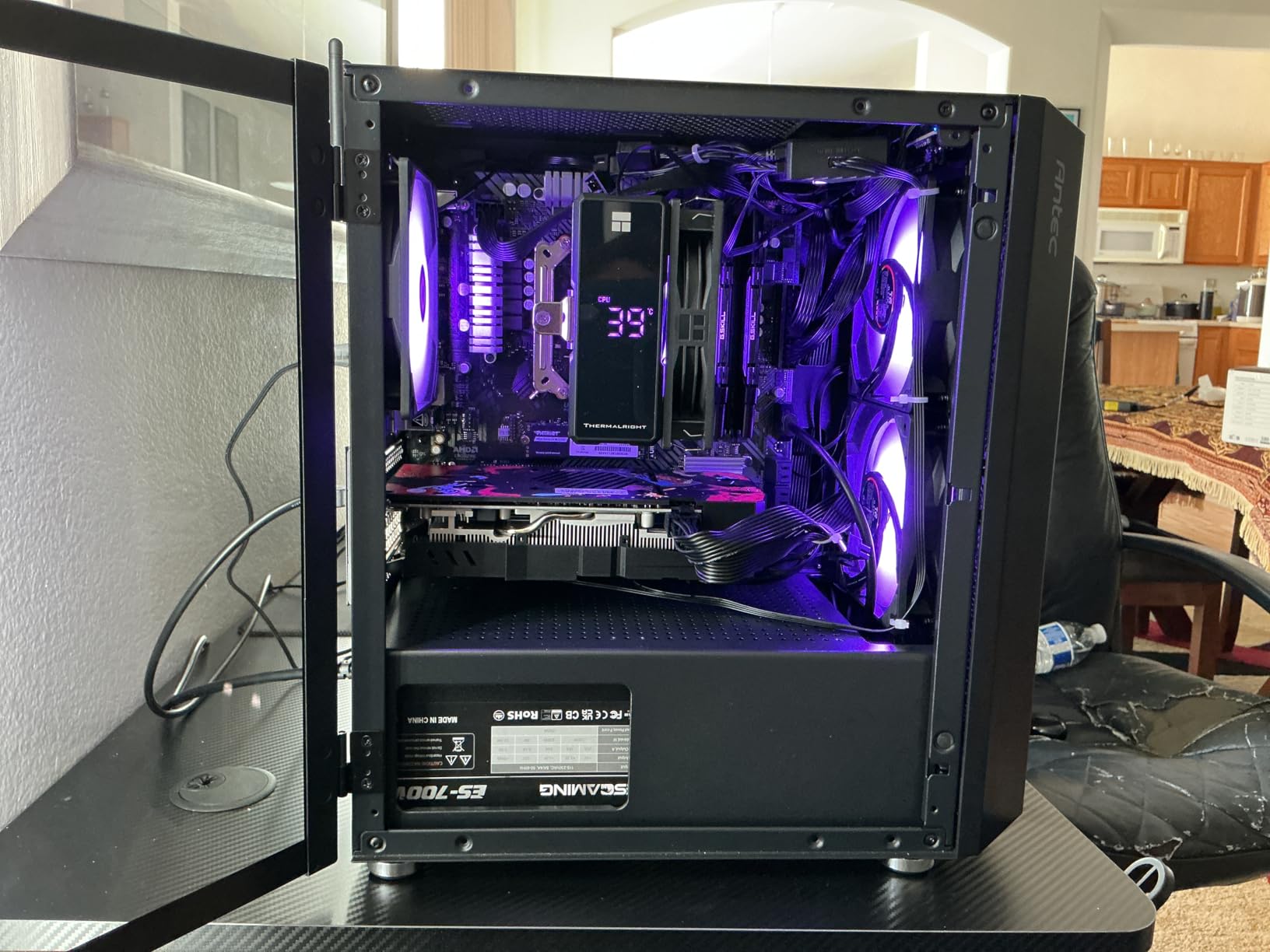 AISURIX RX 580 Graphics Card, 2048SP, Real 8GB, GDDR5, 256 Bit, Pc Gaming Video Card, 2XDP, HDMI, PCI Express 3.0 with Freeze Fan Stop for Desktop Computer Gaming Gpu customer photo 1