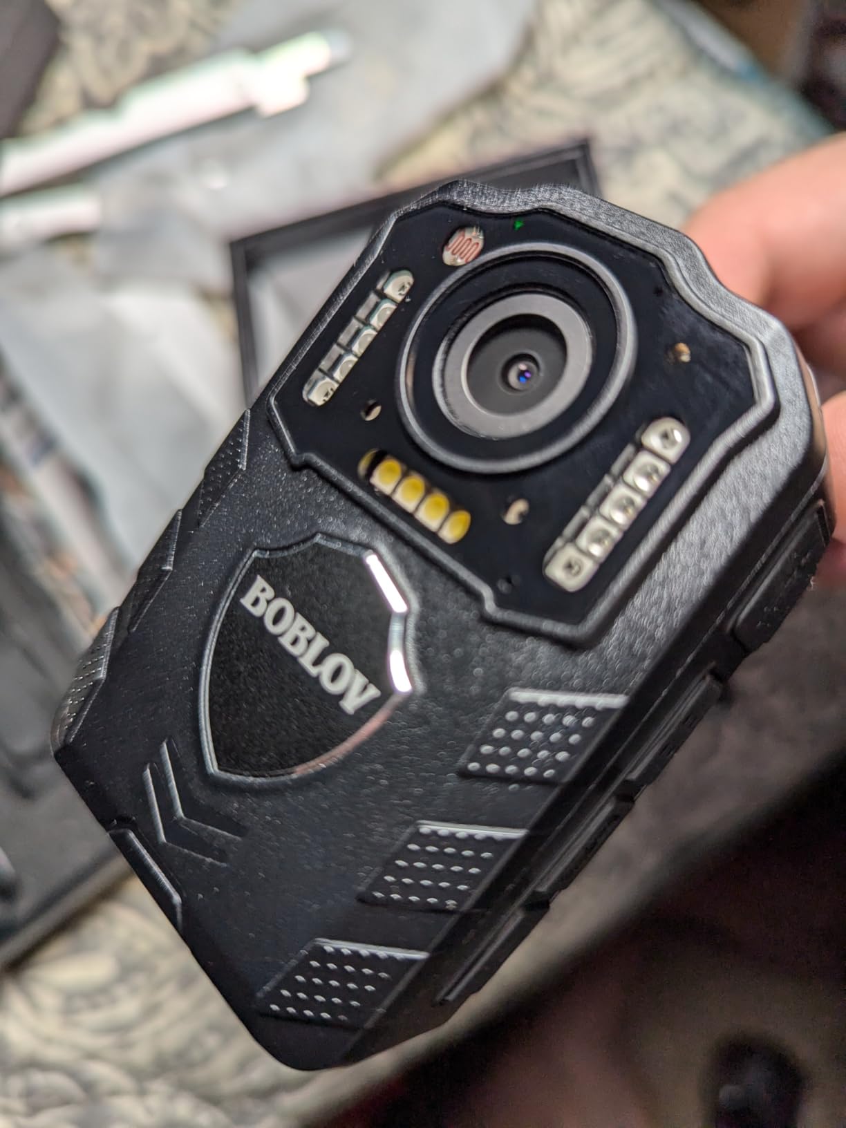 BOBLOV KJ25 1080P Body Cam, 3000mAh with 10-13Hrs Recording, Affordable Body Camera with Night Vision customer photo 2