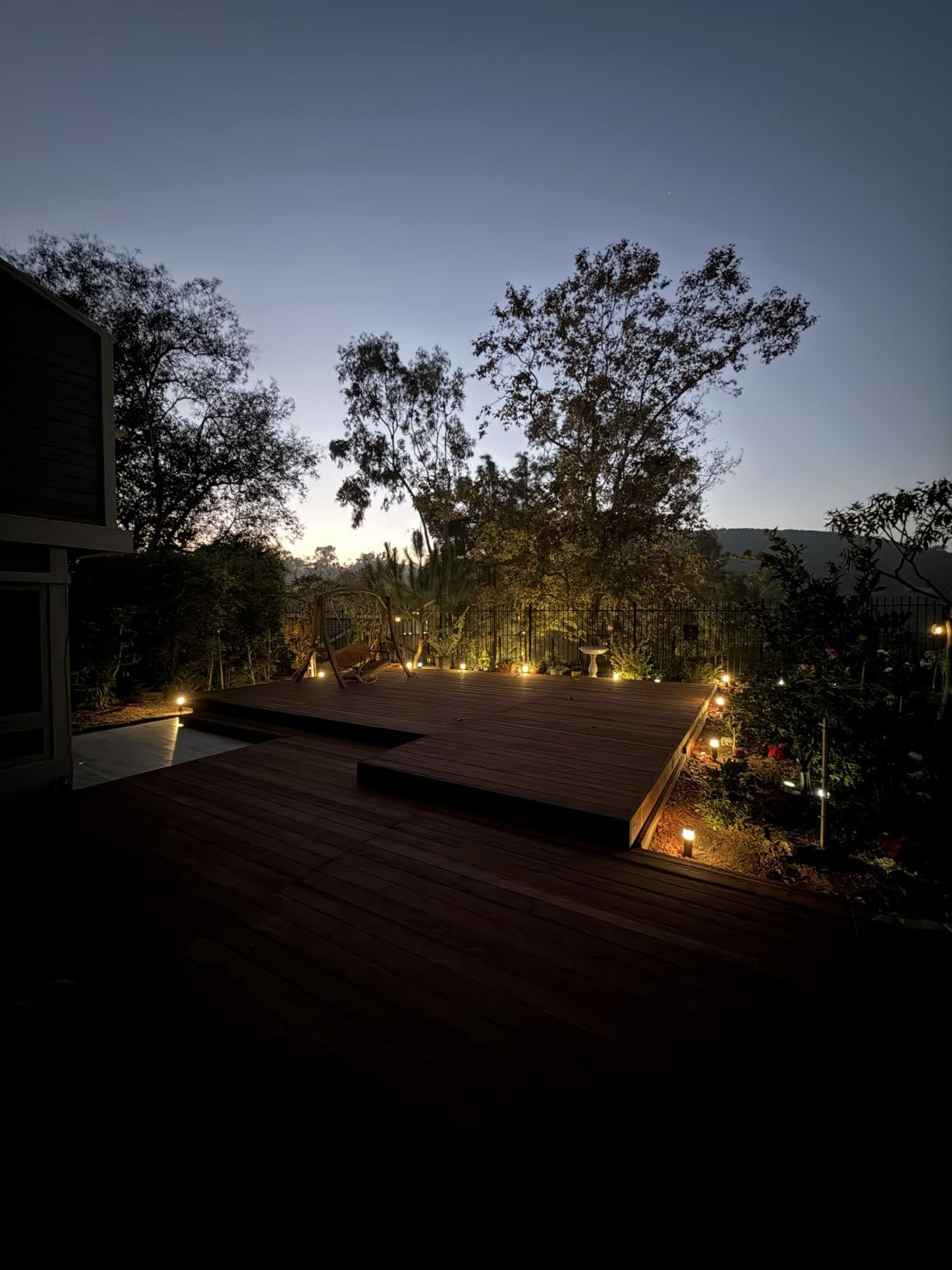 EDISHINE Low Voltage Landscape Lighting, 12V 3W 3000K Warm White, Electric Outdoor Bollard Lights with Connectors, Waterproof LED Pathway Driveway Walkway Lights Wired for Yard Garden customer photo 1