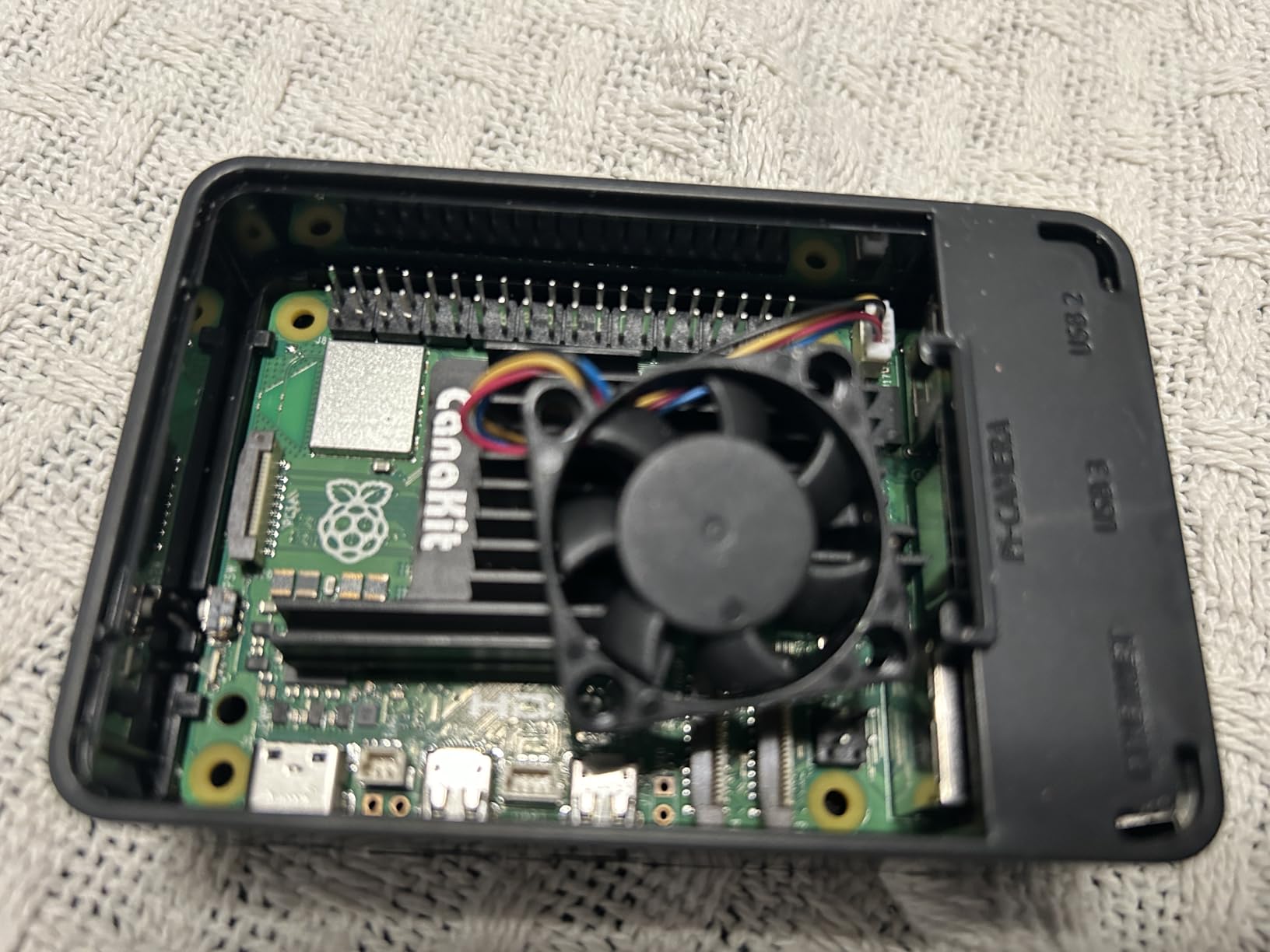 CanaKit Raspberry Pi 5 Starter Kit PRO - Turbine Black (128GB Edition) (8GB RAM) customer photo 2