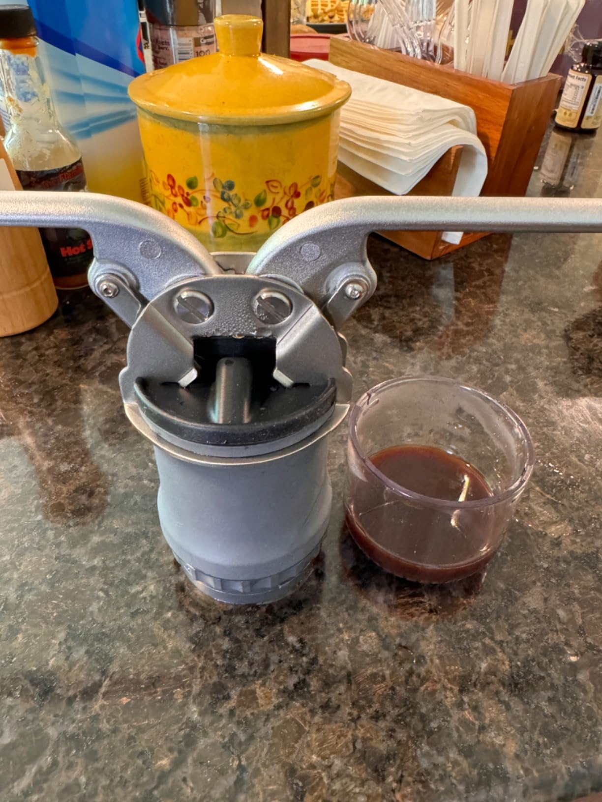 Leverpresso V4 Portable Lever Espresso Maker - Manual Espresso Machine with 51mm Ridgeless Filter Basket, Double Shot, Non-Pressurized, Perfect for Camping & Travel - by HUGH (Non- pressurized Filter) customer photo 2