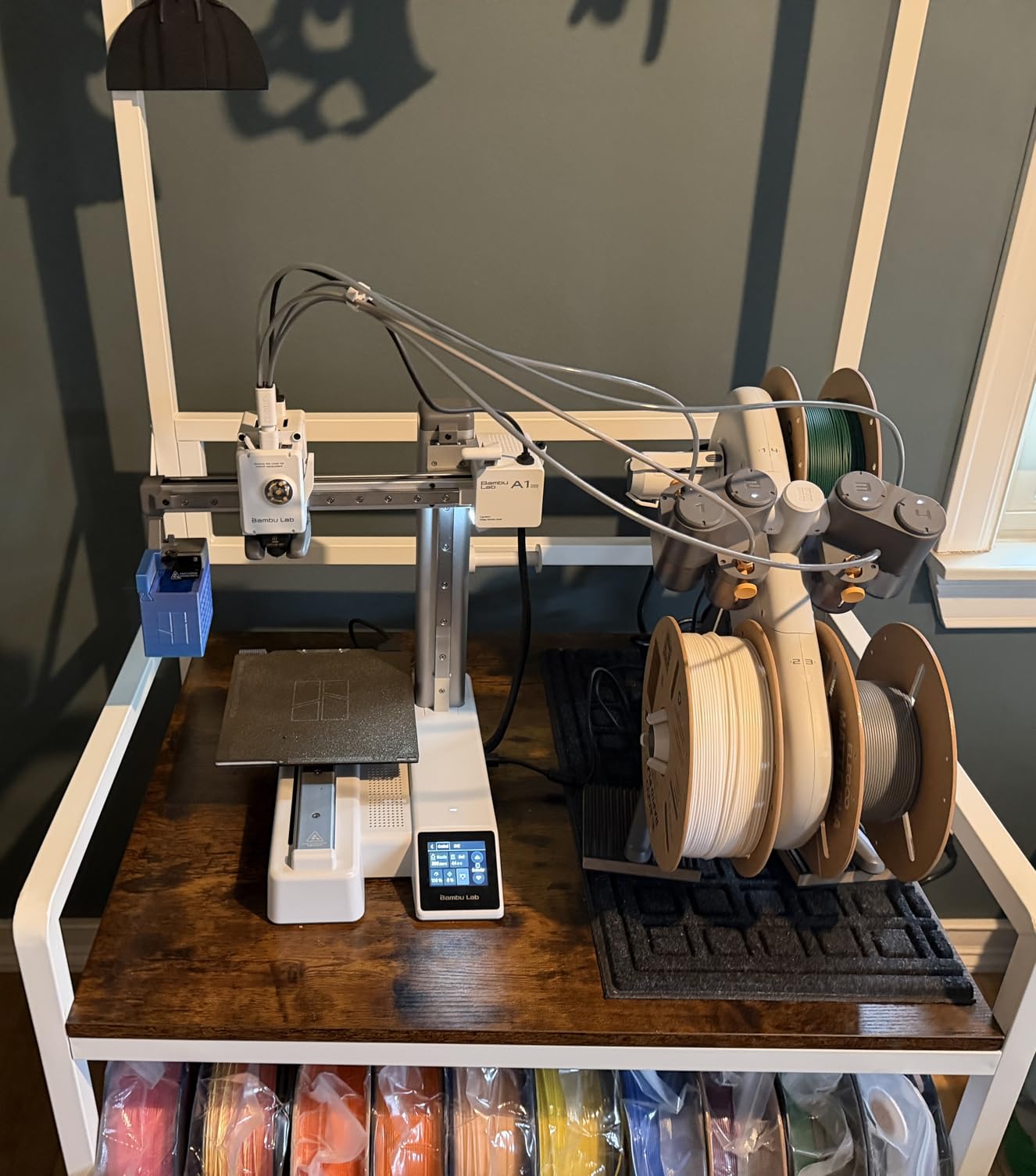 Bambu Lab A1 Mini Combo, A1 Mini 3D Printer and AMS lite, Support Multi-Color 3D Printing, High Speed & Precision, Full-Auto Calibration & Active Flow Rate Compensation, ≤48 dB Quiet FDM 3D Printers customer photo 2