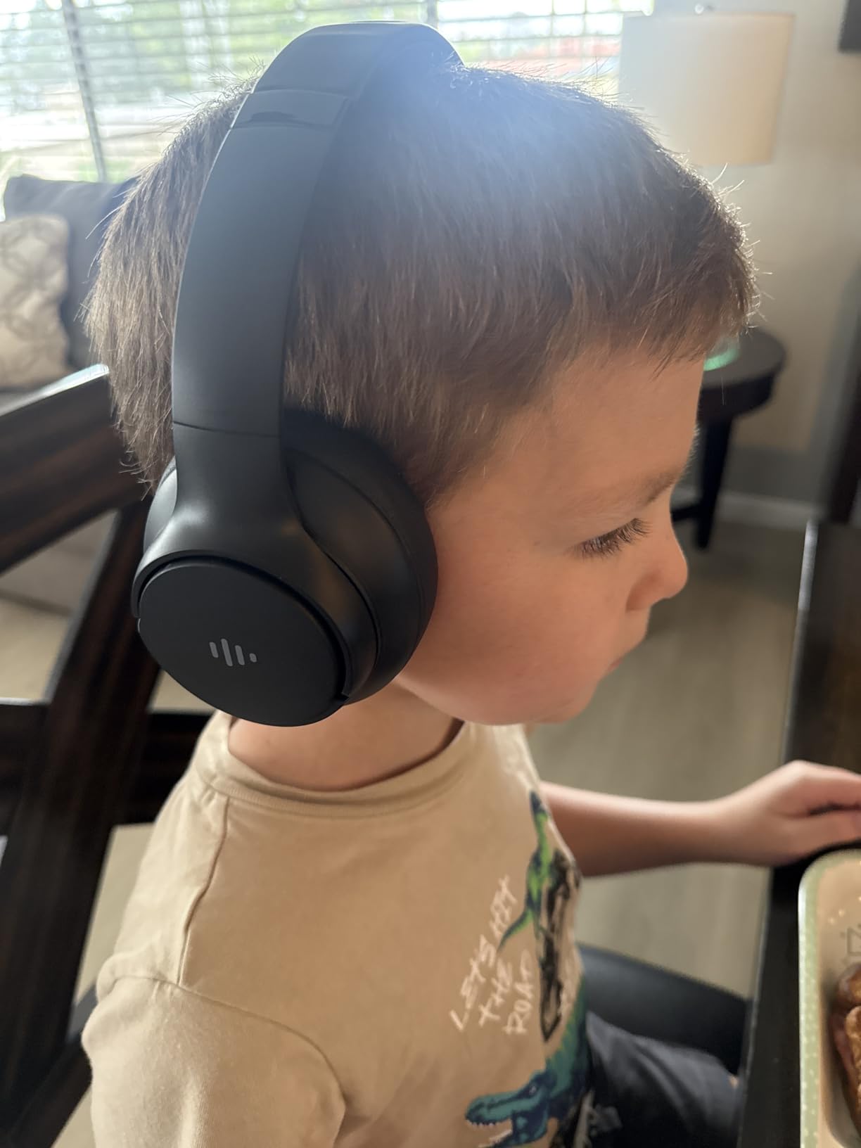 Active Noise Cancelling Headphones, Wireless Over Ear Bluetooth Headphones with Microphone, Transparency Mode, 70H Playtime, Hi-Res Audio, Deep Bass, Bluetooth 5.3, Lightweight Design, Black customer photo 2