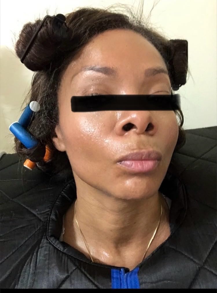 SereneLife Compact & Portable Infrared Steam Sauna, Personal Spa Style Sauna for at-Home Relaxation and Rejuvenation, Easy Access Sit-in Design, Foldable Chair, Energy Efficient, Foot Pad Heating Mat customer photo 1