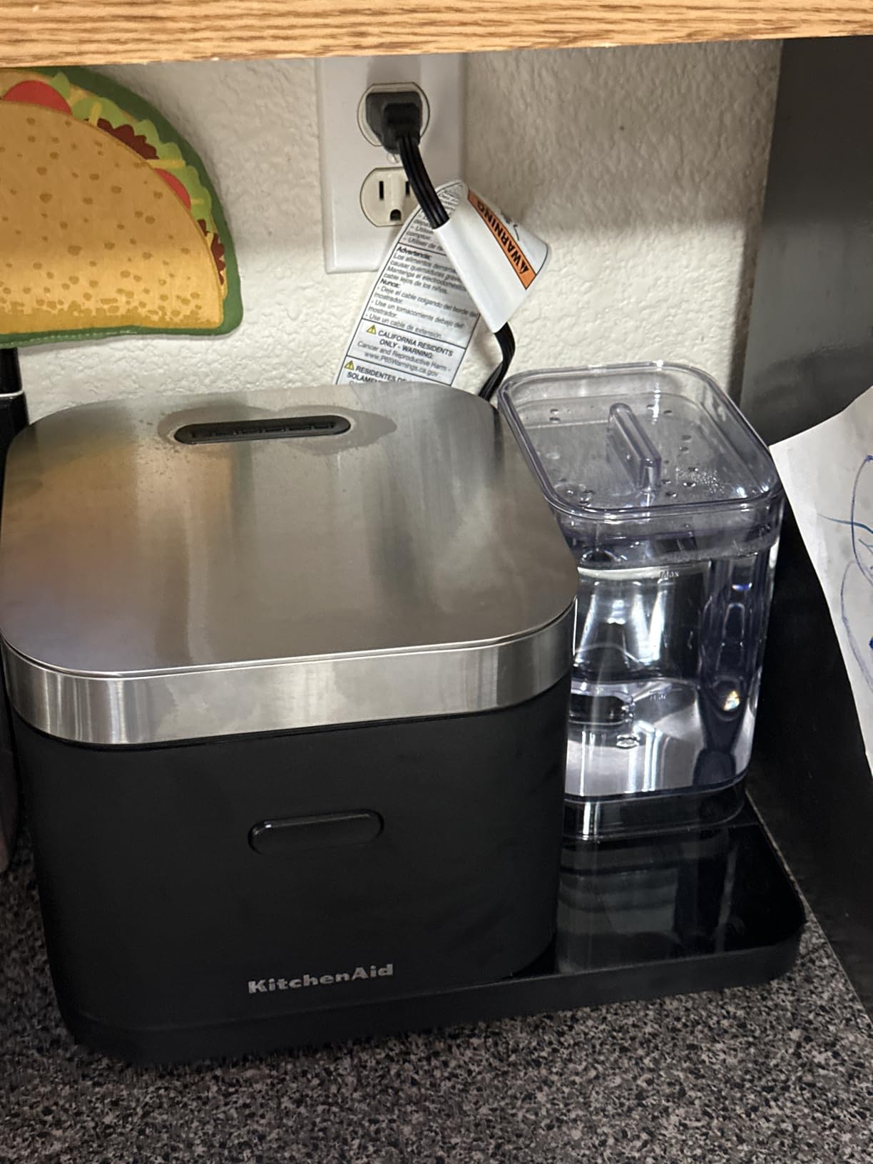 KitchenAid Grain and Rice Cooker 8 Cup with Automatically Sensing Integrated Scale + Water Tank, KGC3155, Black Matte customer photo 2