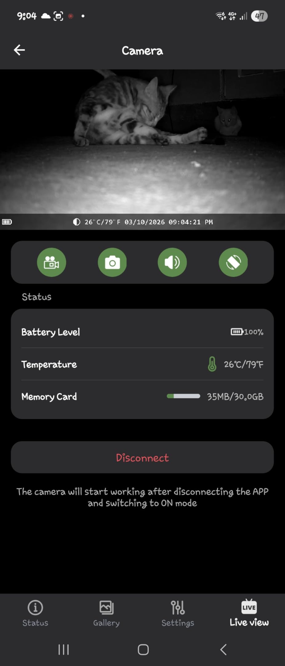 Solar Trail Camera 48MP 30FPS, WiFi Bluetooth Game Camera with Motion Activated 0.2s Trigger, Night Vision Motion Activated IP66 Waterproof for Wildlife Scouting with 32GB Micro SD Card customer photo 2