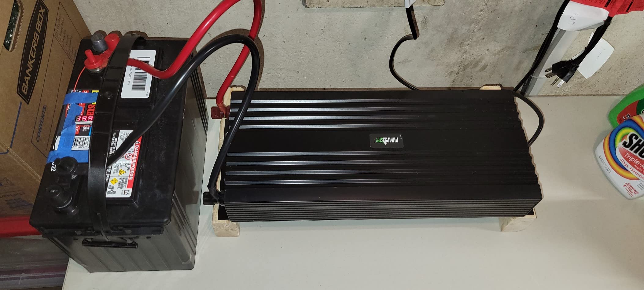 PumpSpy 1500W Sump Pump Battery Backup System - Pure Sine Wave Inverter with Intelligent Cooling customer photo 1