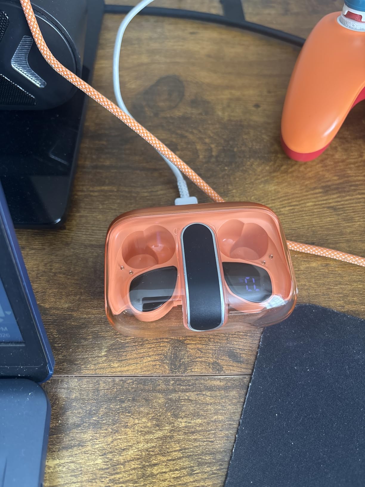 Wireless Earbuds 75hrs Bluetooth 5.4 Headphone Sport, 2026 Bluetooth Earbuds Stereo Deep Bass Over Ear Bud with Earhooks, ENC Noise Cancelling Mic, IPX7 Waterproof Earphone for Gym/Running/Workout customer photo 2