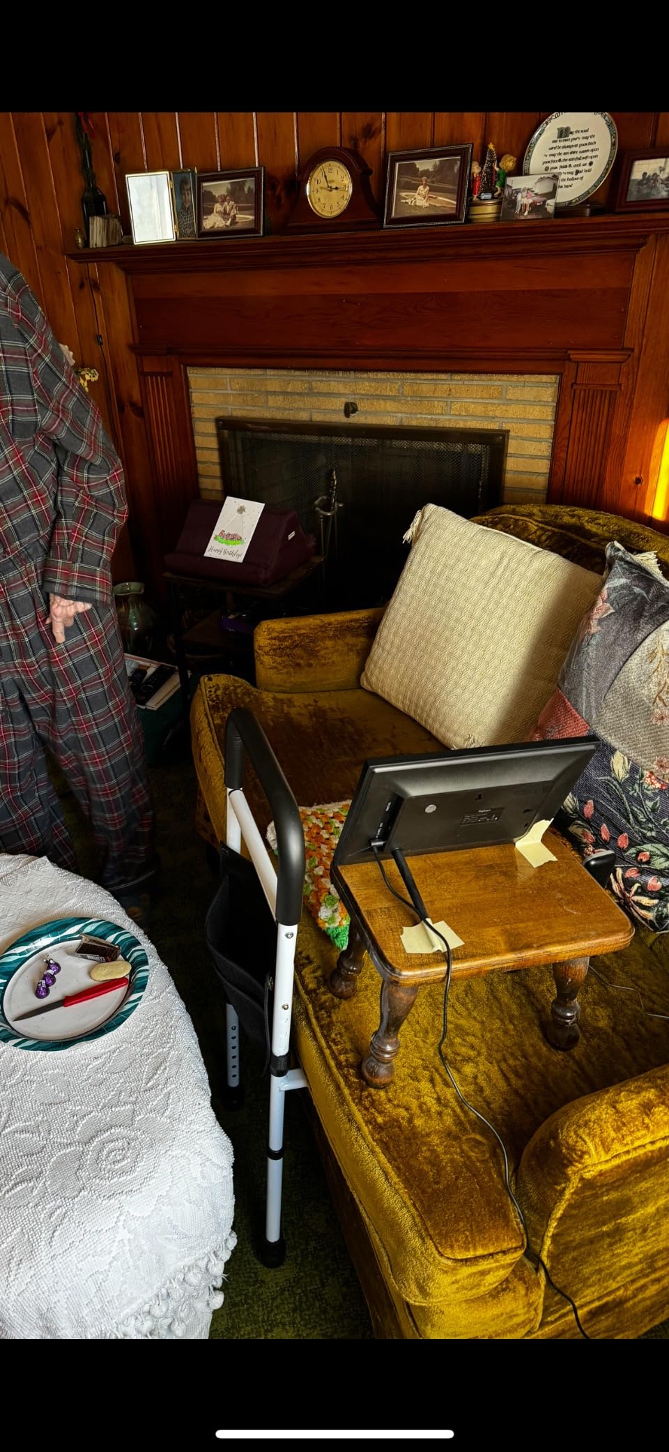 Panta Bed Rails for Elderly Adults Safety, Adjustable Bed Assist Rails for Seniors, Black customer photo 1