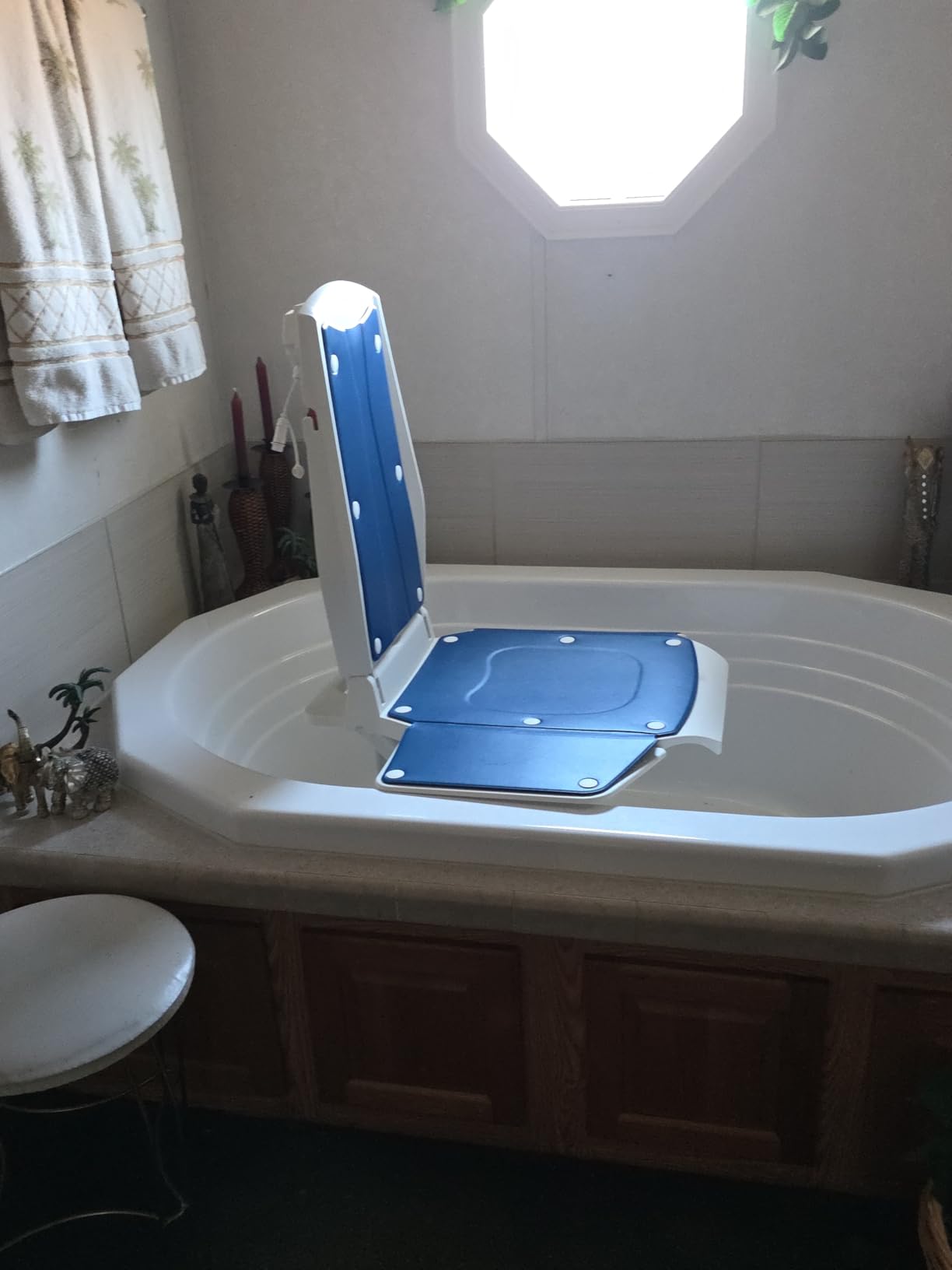 VOCIC Upgrade Electric Chair Lift with Wheels, Get Up from Floor, Portable Lift Assist Devices for Elderly, Includes 2 Types Suction Cups, Support Up to 300 LBS, No Assembly, AX10 customer photo 1