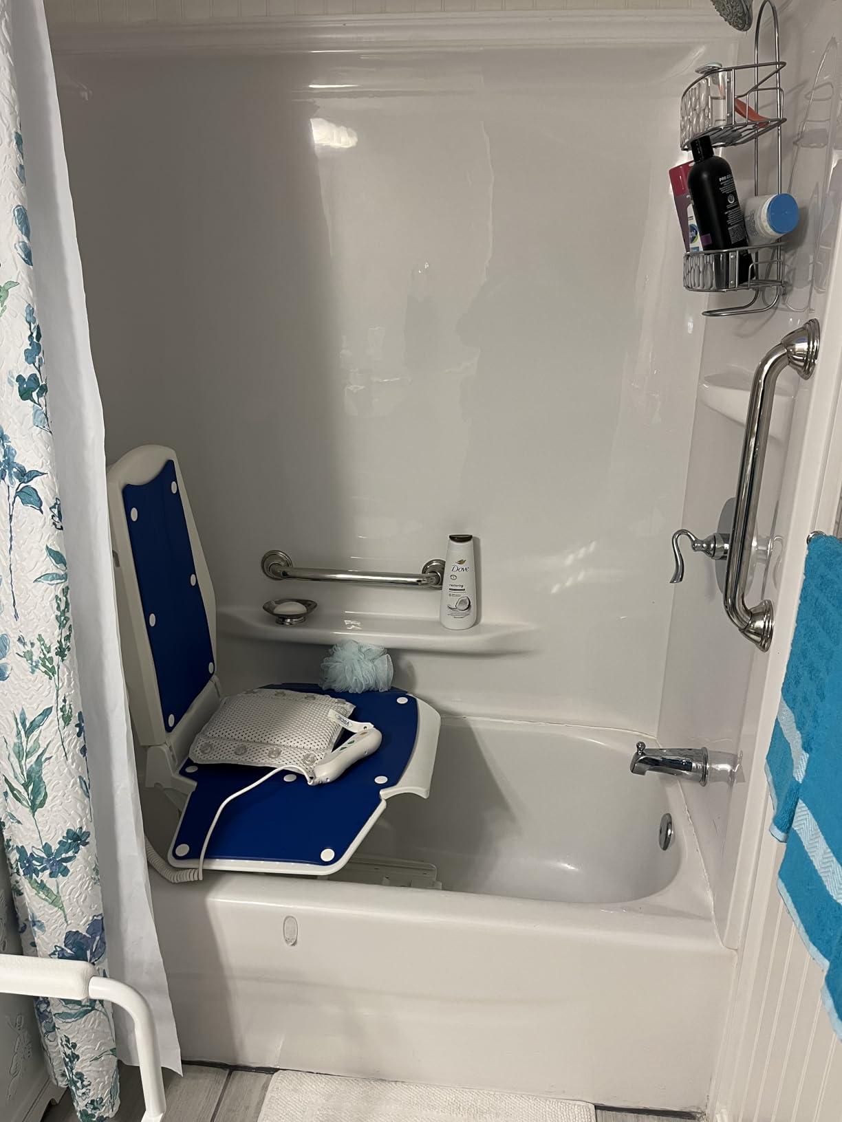 VOCIC Upgrade Electric Chair Lift with Wheels, Get Up from Floor, Portable Lift Assist Devices for Elderly, Includes 2 Types Suction Cups, Support Up to 300 LBS, No Assembly, AX10 customer photo 2