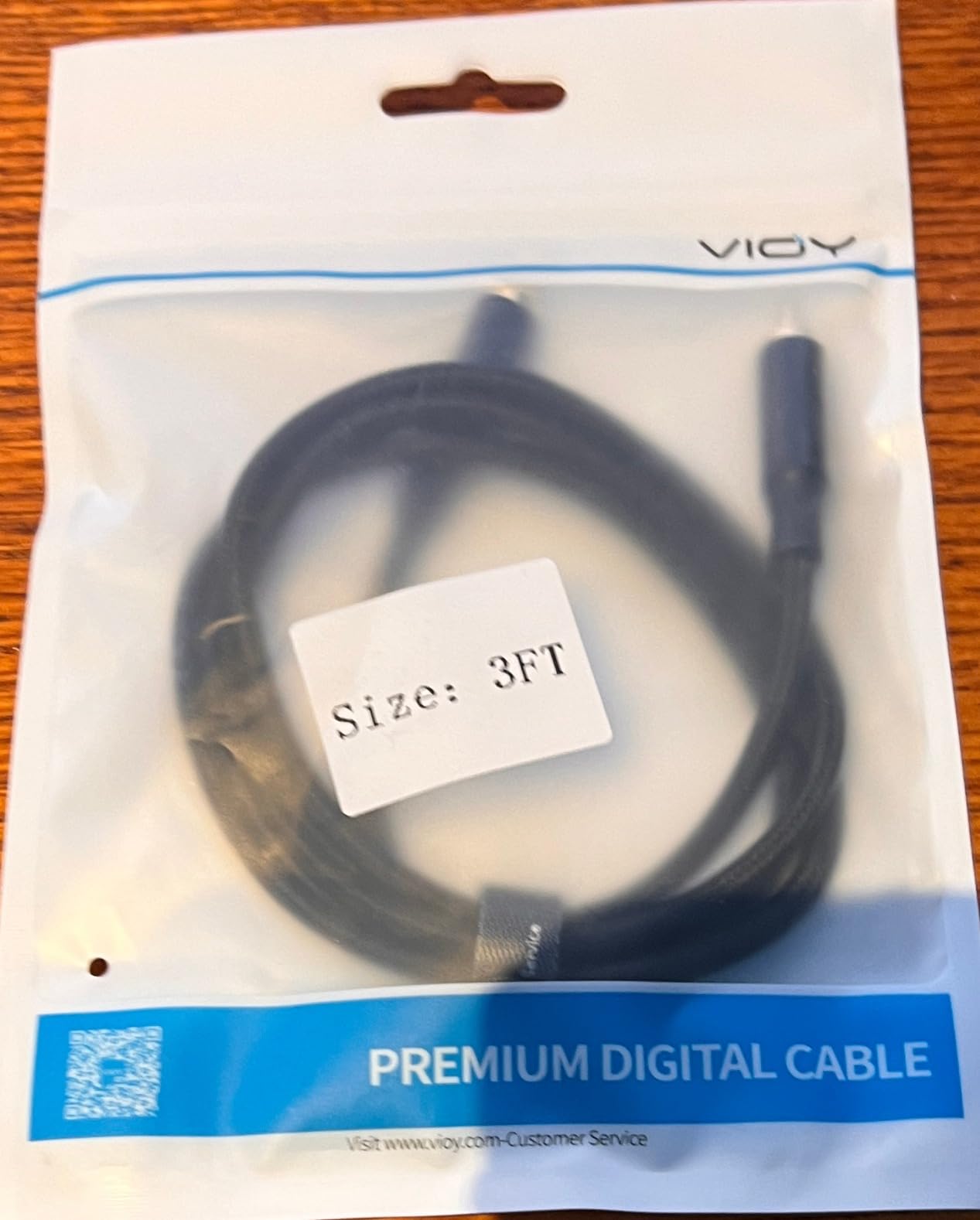 VIOY Coaxial Digital Audio Cable (3.3 ft/1 M)-[Gold-Plated & Braided]-Subwoofer Cable RCA Male to Male HiFi 5.1 SPDIF Stereo Audio Cable for Home Theater, HDTV, Amplifier Speaker Soundbar Black customer photo 1