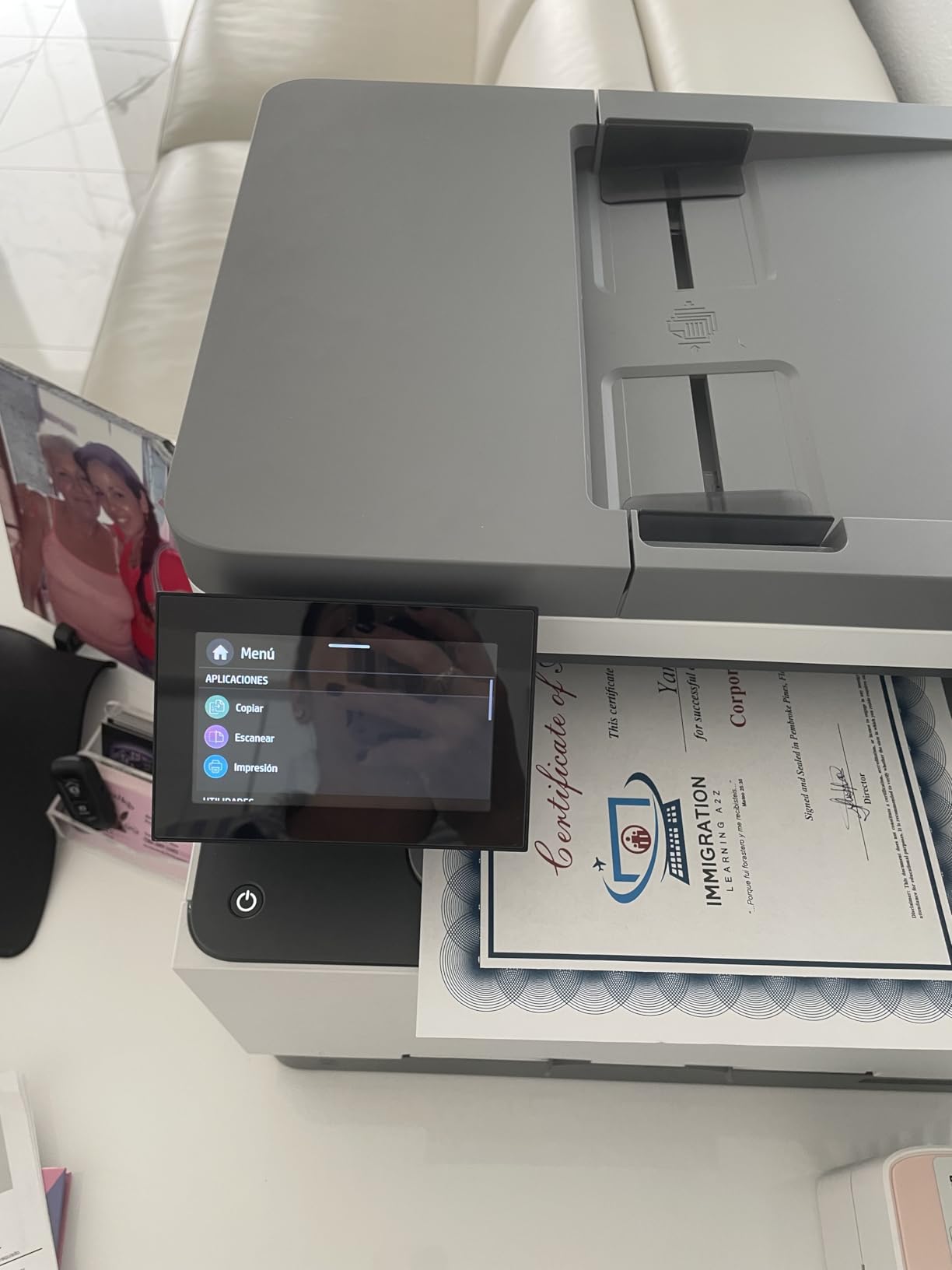 HP Color LaserJet Pro MFP 3301sdw Wireless All-in-One Color Laser Printer, Office Printer, Scanner, Copier, ADF, Duplex customer photo 2