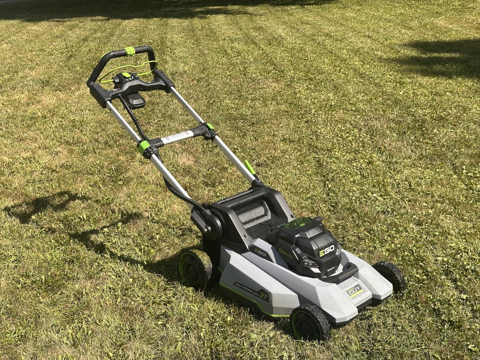 EGO POWER+ Electric Lawn Mower, Self-Propelled Cordless with Select Cut and Touch Drive, Includes (2) 56V 6.0Ah Batteries and Rapid Charger - LM2134SP-2 customer photo 2