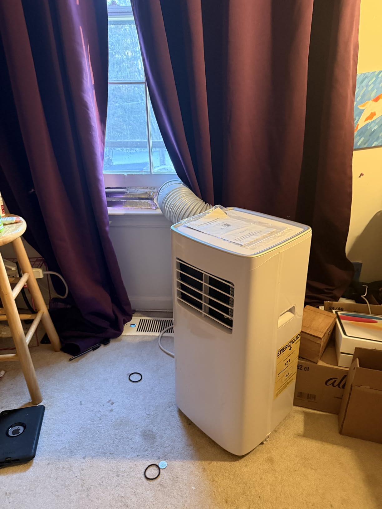 Portable Air Conditioners, 8500 BTU Portable AC Cool Up to 360 Sq.Ft, 3 IN 1 with Remote Control, Sleep Mode, Windows kit, White customer photo 1