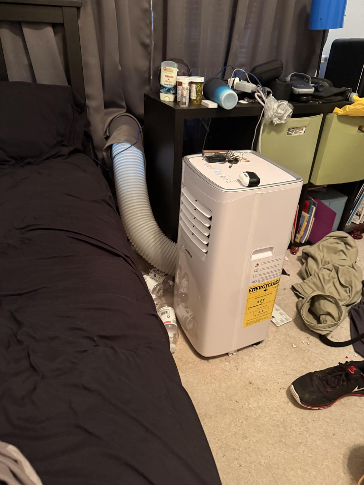 Portable Air Conditioners, 8500 BTU Portable AC Cool Up to 360 Sq.Ft, 3 IN 1 with Remote Control, Sleep Mode, Windows kit, White customer photo 2