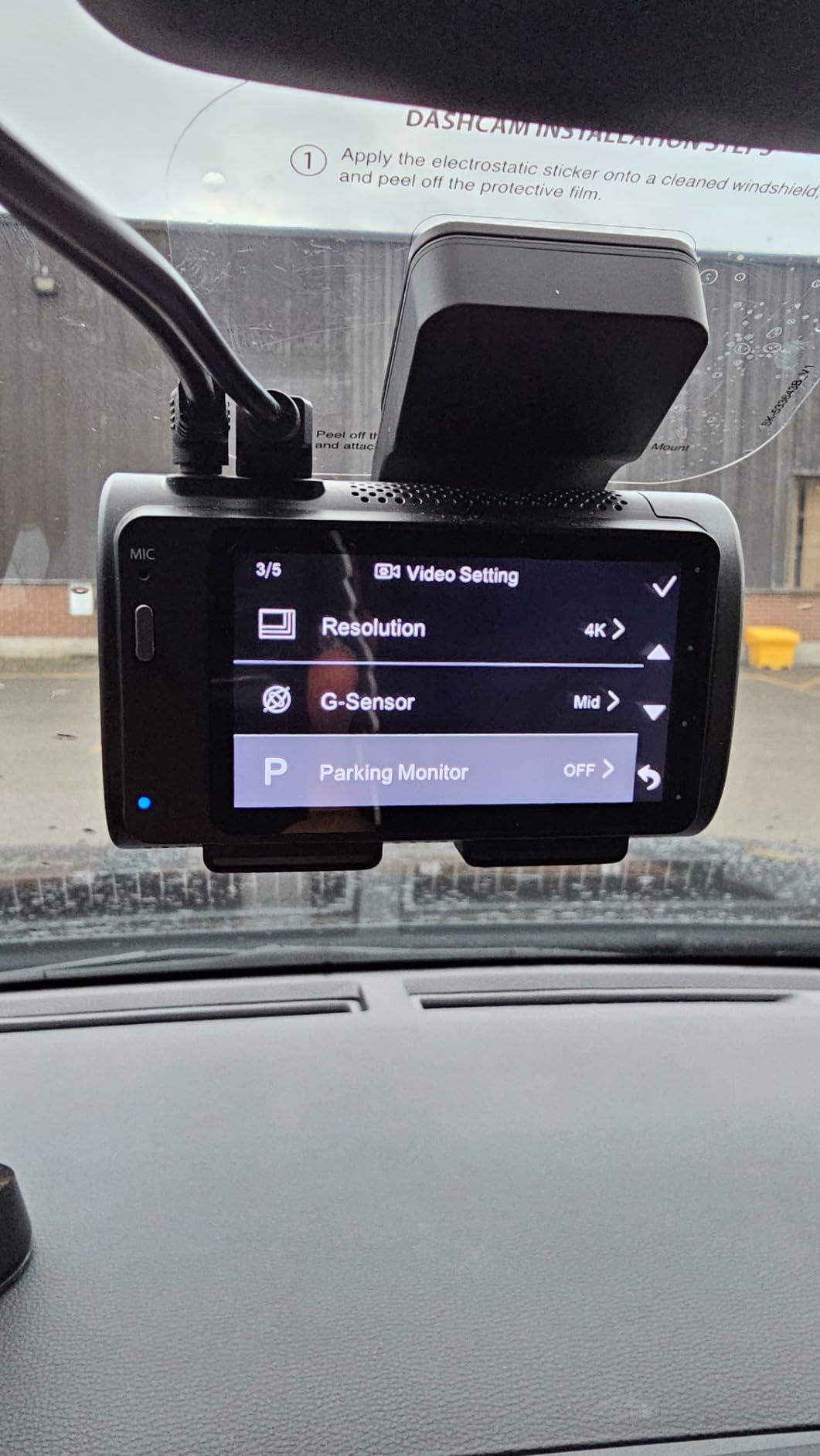 Type S T400 AI-Powered Driver Assistance 4K Dash Cam with ADAS, Collision Warnings, Lane and Pedestrian Detection, Vehicle Departure Reminders, Front Rear Smart Incident Video Surveillance, SD Card customer photo 2