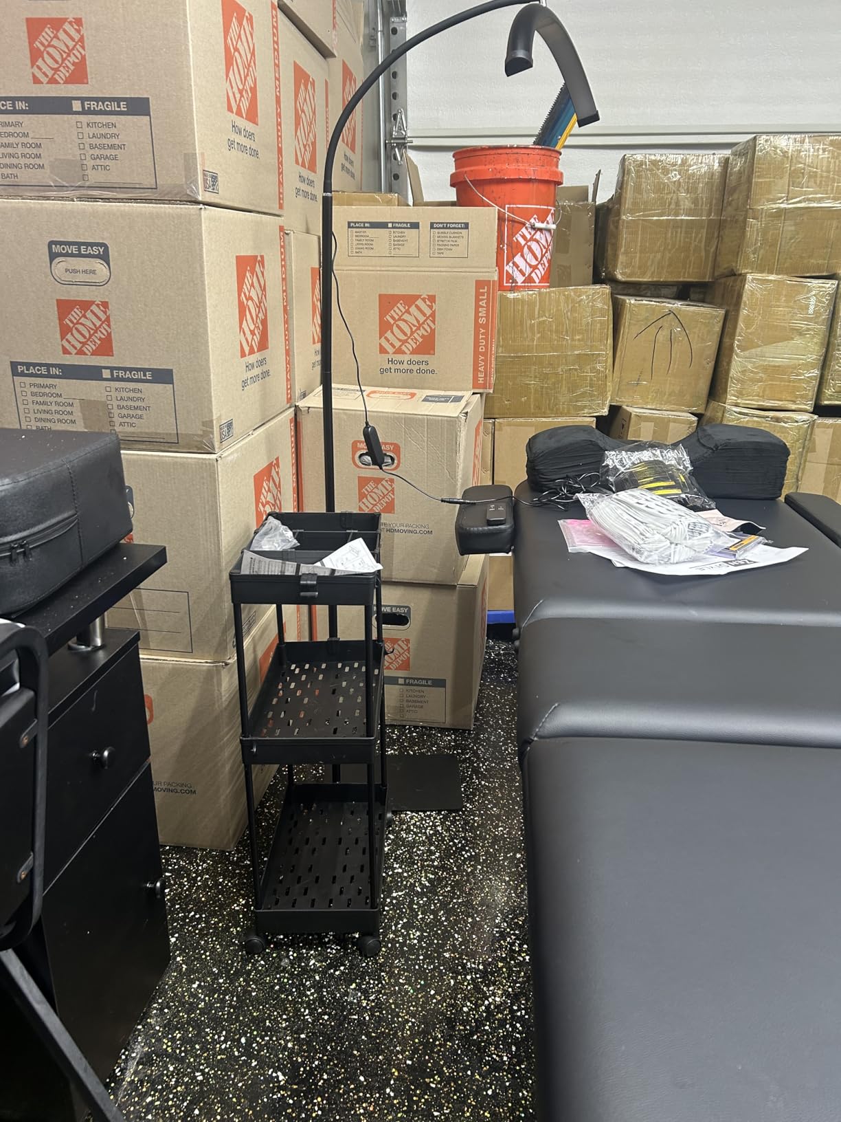 Half Moon LED Floor Light - Professional Shadow-Free Lamp for Lash Techs, Estheticians & Tattoo Artists | Dimmable for Eyelash Extensions, Nail Art, Home & Office customer photo 2