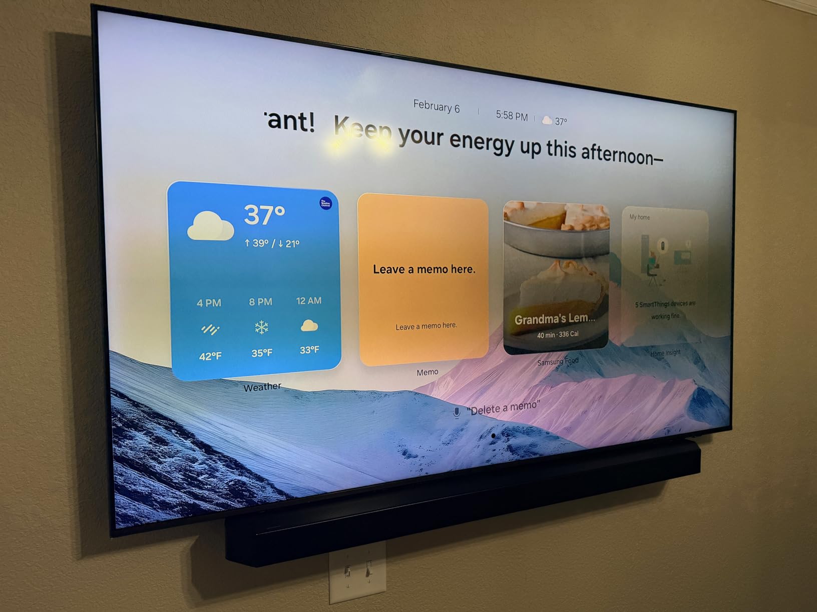 Perlegear Soundbar Mount with Adjustable Height, Sound bar Mount up to 15 lbs customer photo 2