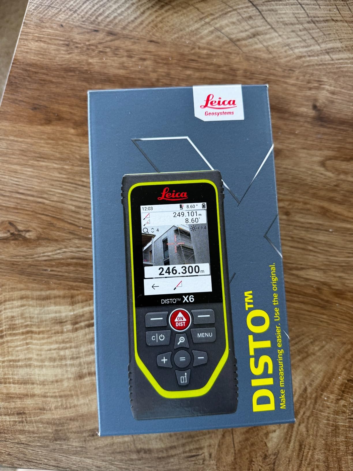 Leica Geosystems DISTO X6 New, 800ft Laser Distance Measure with Bluetooth, 4X Zoom Camera customer photo 2