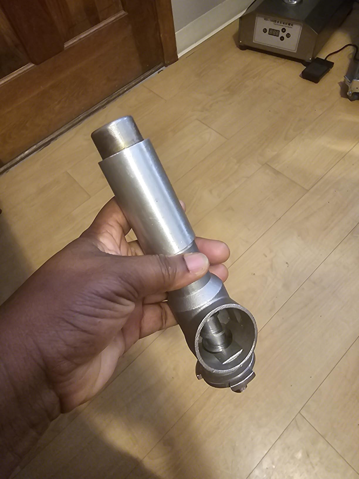 Oil Press Machine Oil Extractor Commercial Automatic Stainless Steel Cold Press Oil Machine Electric Seed Oil Maker Silver Oil Pressure Machine for Home Use 820 W 110 V US Plug customer photo 1