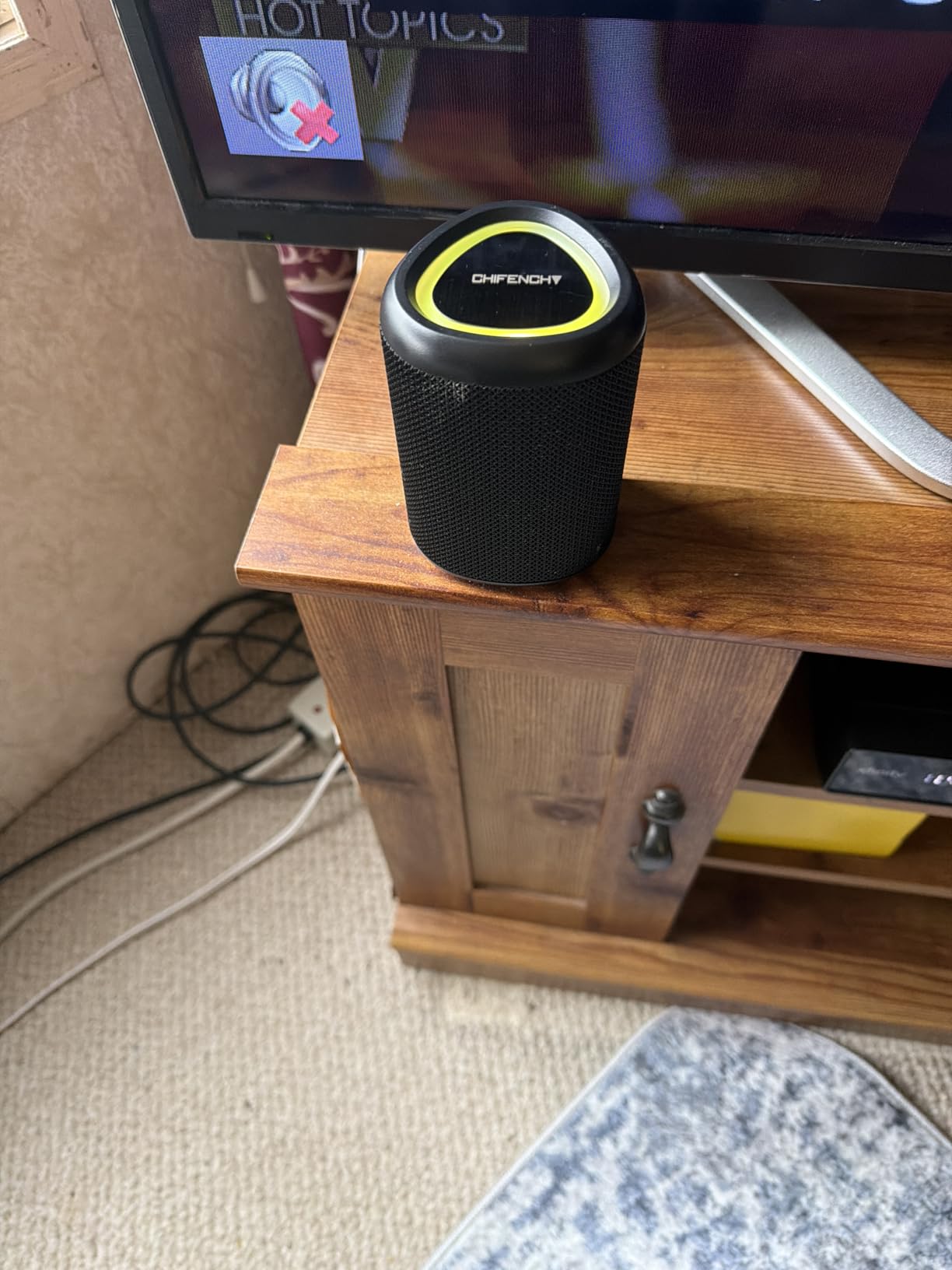 Portable Bluetooth Speaker Beach Vacation Essentials: Powerful Crystal Clear Sound/Dynamic Light/IPX5 Waterproof/All Day Playtime/BT 5.3/TWS Paring customer photo 1