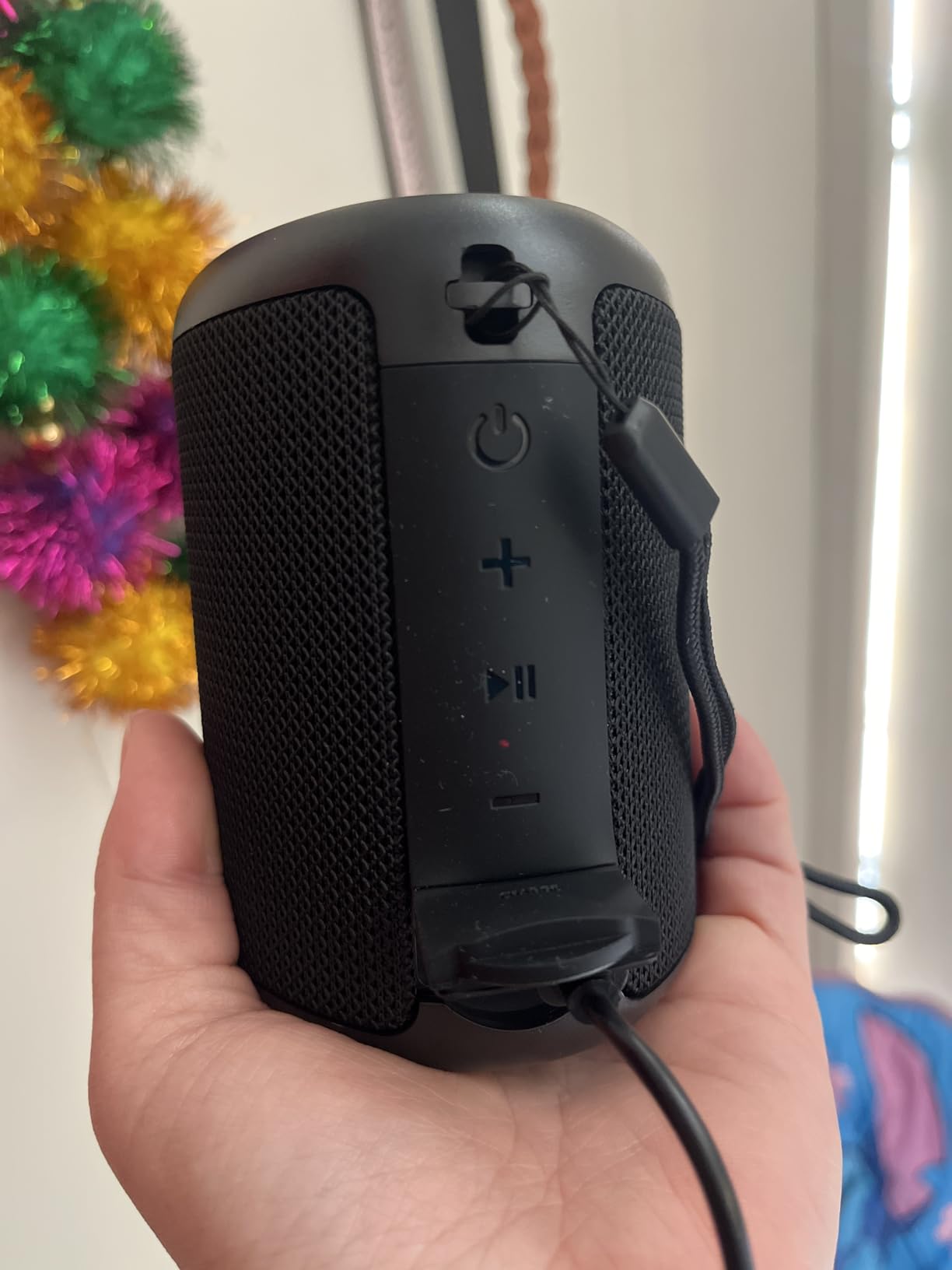 Portable Bluetooth Speaker Beach Vacation Essentials: Powerful Crystal Clear Sound/Dynamic Light/IPX5 Waterproof/All Day Playtime/BT 5.3/TWS Paring customer photo 2