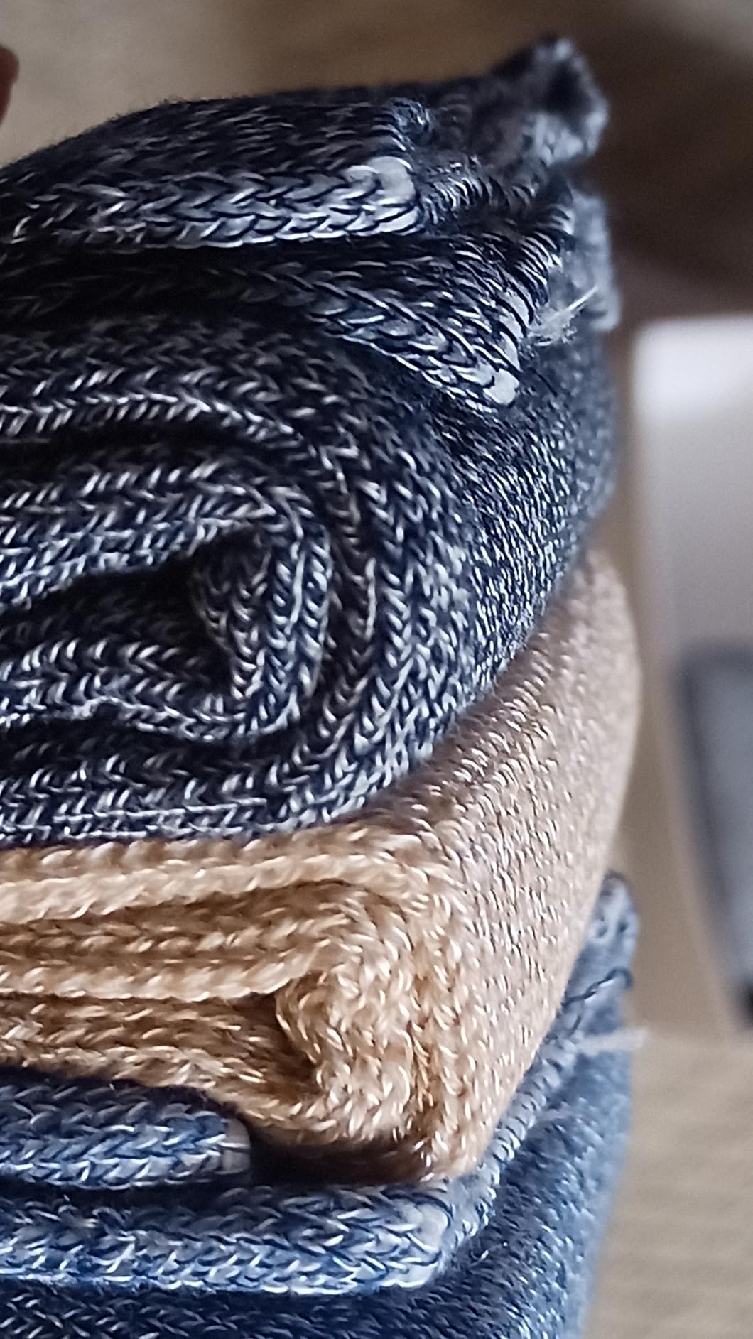 Bulinlulu Diabetic Socks for Men Women,6 Pairs Non Binding Crew Diabetic Neuropathy Socks with Seamless Toe Size 9-12 13-15 customer photo 1