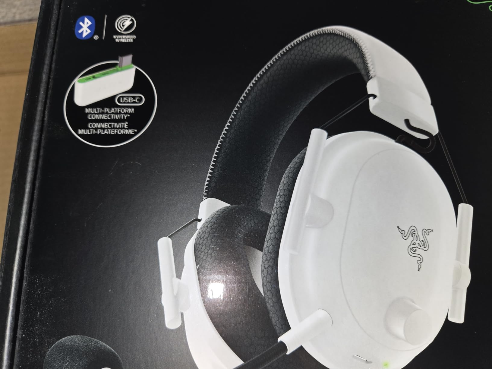 Razer BlackShark V2 Pro Wireless Xbox Gaming Headset: 50mm Drivers - Super Wideband Mic - Noise Isolating Earcups - for Xbox, PS5, Nintendo Switch 2, PC, Mac - Bluetooth, USB-C - 70hr Battery - Black customer photo 2