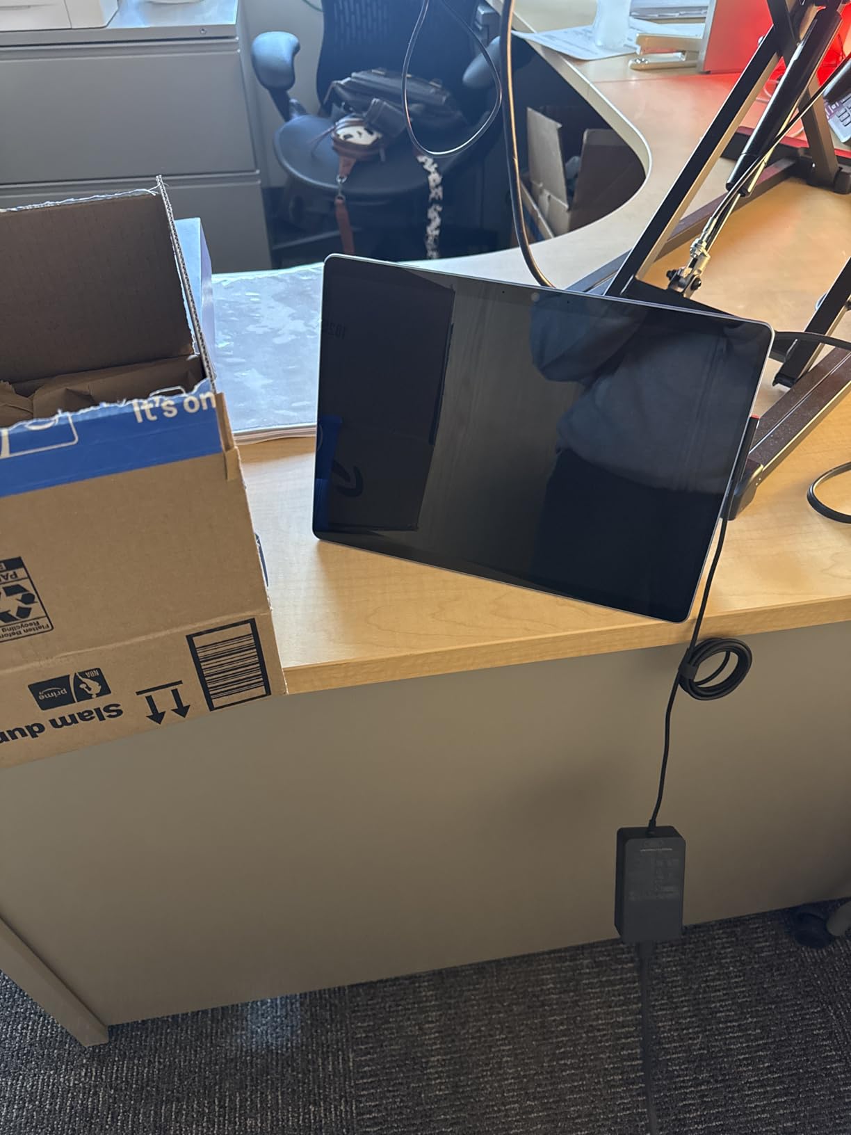 Surface Pro 2-in-1 Laptop/Tablet (2024), 13 inch OLED Touchscreen Display, 16GB RAM, 512GB Storage | Windows 11 Copilot+ PC, Snapdragon X Elite (12 Core), Sapphire customer photo 2