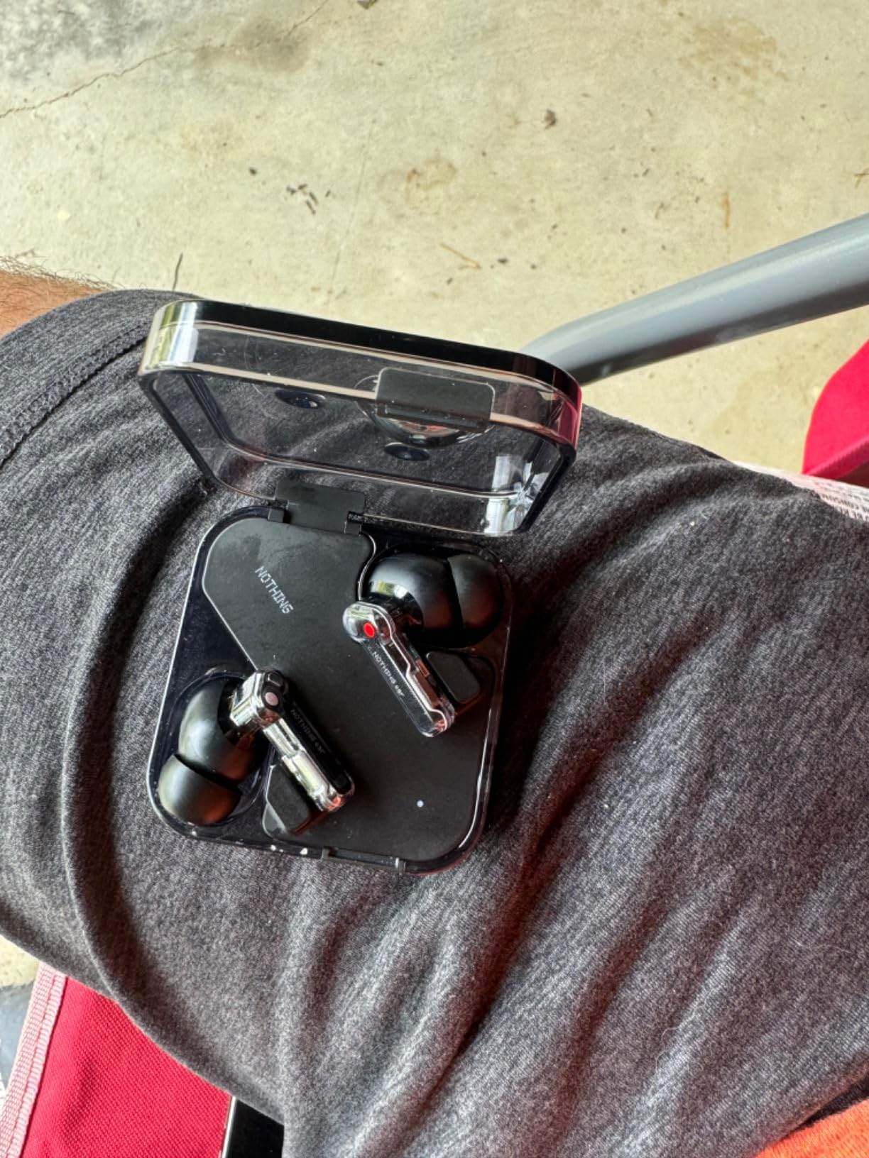 Nothing Ear Wireless Earbuds Bluetooth, 45dB Hybrid Smart ANC Earbuds, 11mm Deep Bass Boost, Hi-Res Audio with LDAC & LHDC 5.0, 6 Mics Call, 40.5H Playtime with Fast Charging Case, ChatGPT Supported customer photo 2