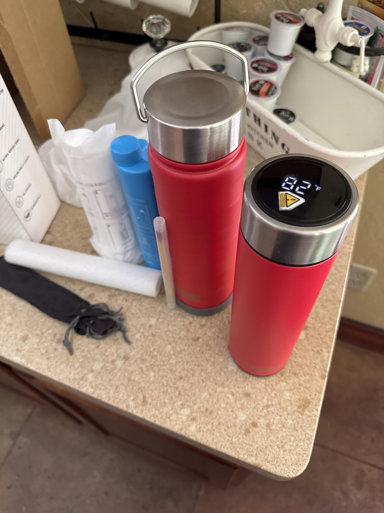 DISONCARE Odyssey 60H Insulin Cooler Travel case Digital Display Medication Cooler for Medicine Travel TSA Approved Ice Pack Diabetic Medical Cooler Diabetes Bag EpiPen with QR Medical Tag(Navy Blue customer photo 1