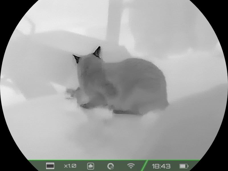 RIX Pocket K2 Portable Thermal Monocular for Hunting, 256x192 (50Hz), Wi-Fi, Handheld Night Vision Monocular customer photo 1