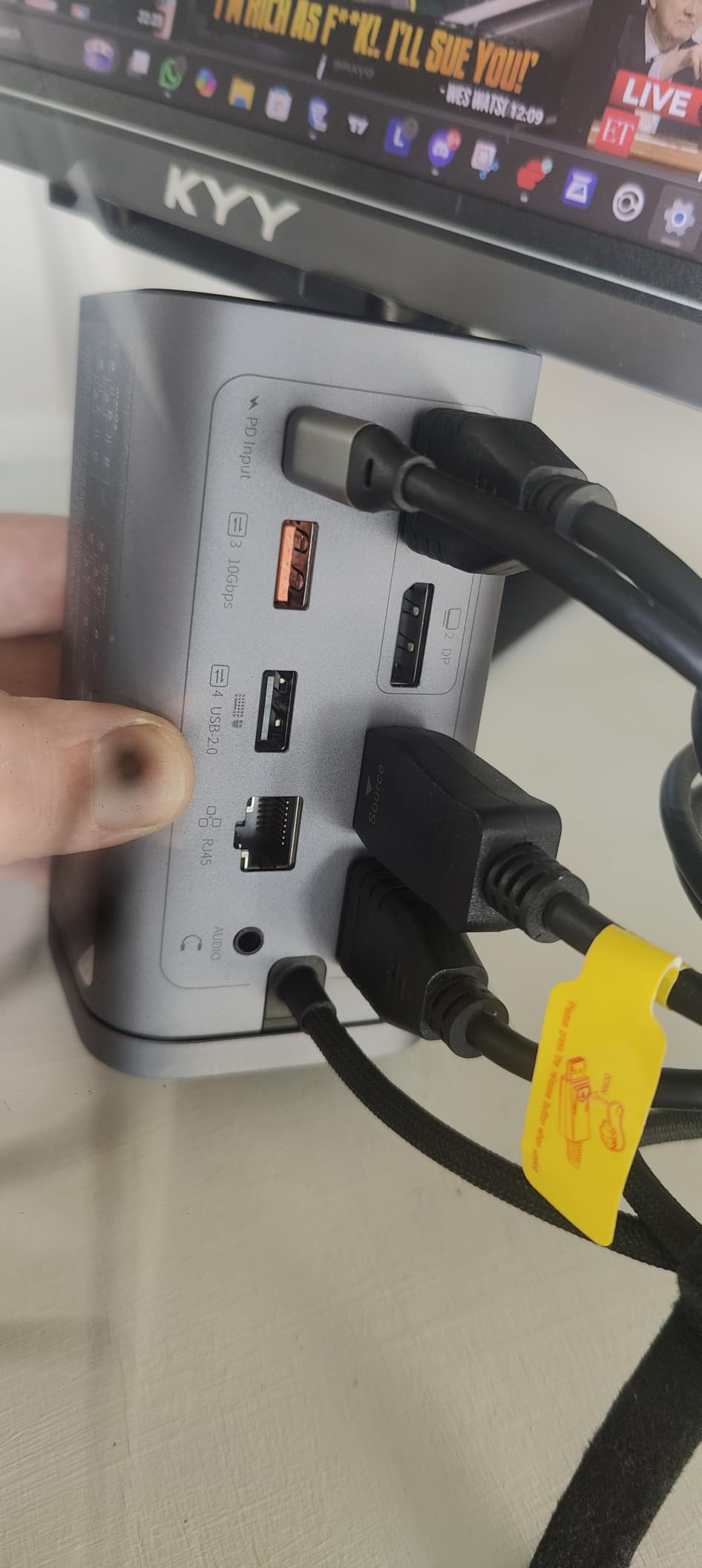 Baseus Docking Station, Spacemate(Win) 11 in 1, Triple Display, 4K HDMI and DP, 10Gbps USB A/C Ports, Gigabit Ethernet, 100W PD, Audio, Laptop Docking Station for Windows/Dell/HP/Lenovo/Asus/Acer/Mac customer photo 2