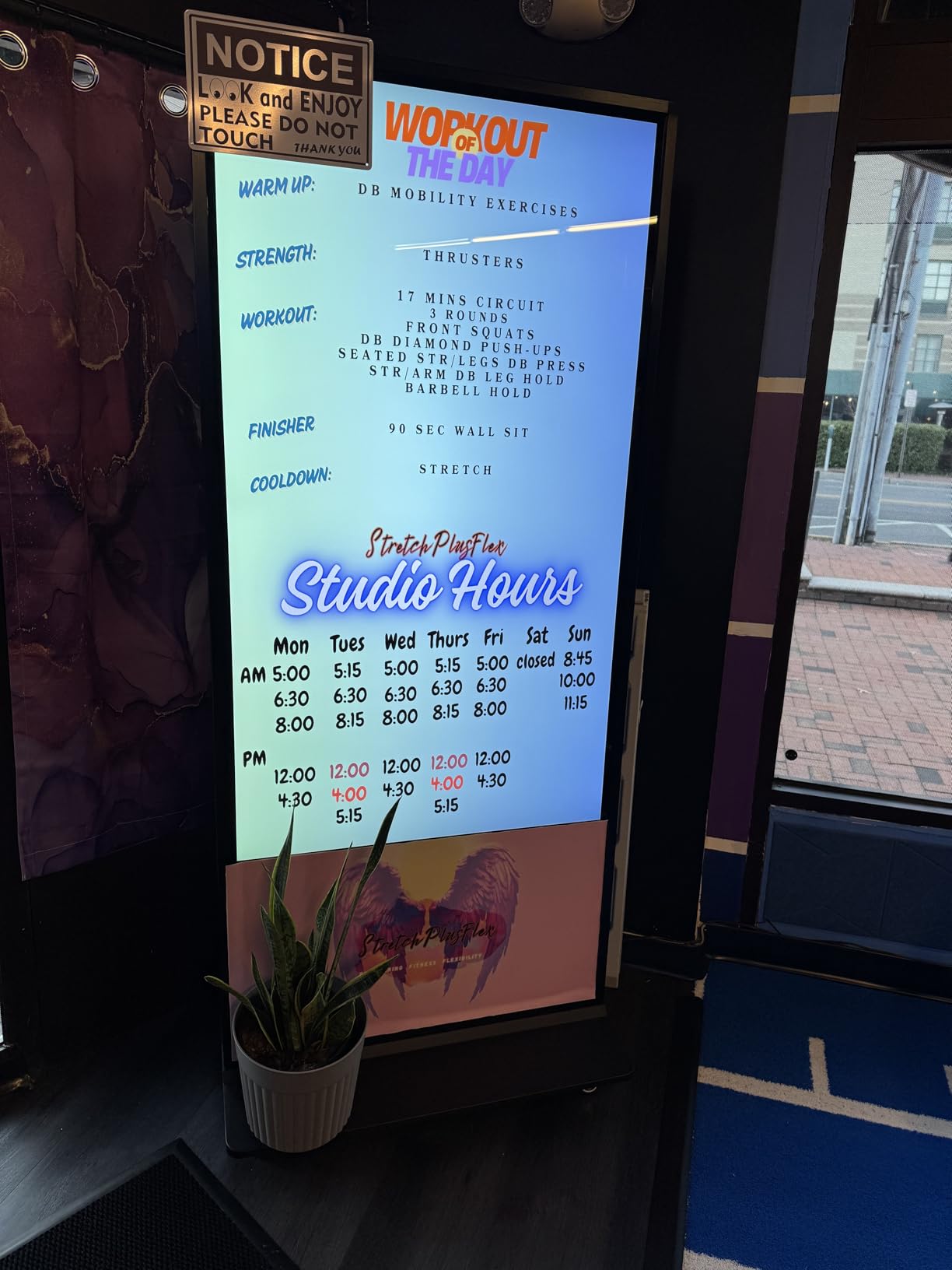 65 inch Indoor Digital Signage,CMS Software,4K UHD 2160p LCD Screen IPS Floor Standing Digital Kiosks Interactive Displays with WiFi HDMI/USB Input Auto AD Player, Android OS Black customer photo 1