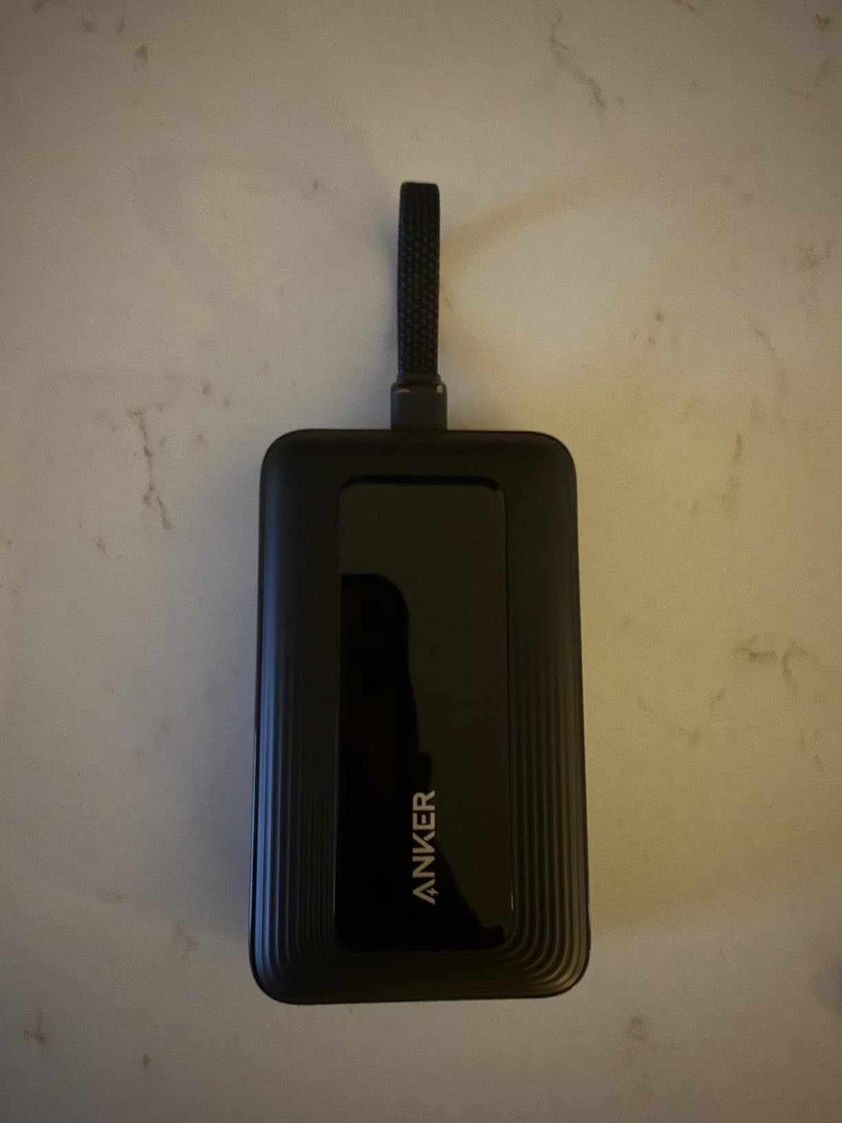 Anker Portable Charger, 10,000mAh 30W Power Bank, USB-C in and Out Fast Charging Battery Pack, Travel Essential Phone Power Bank, for iPhone 17/16, Galaxy and More (Black, 10000.00, Milliamp Hours) customer photo 1