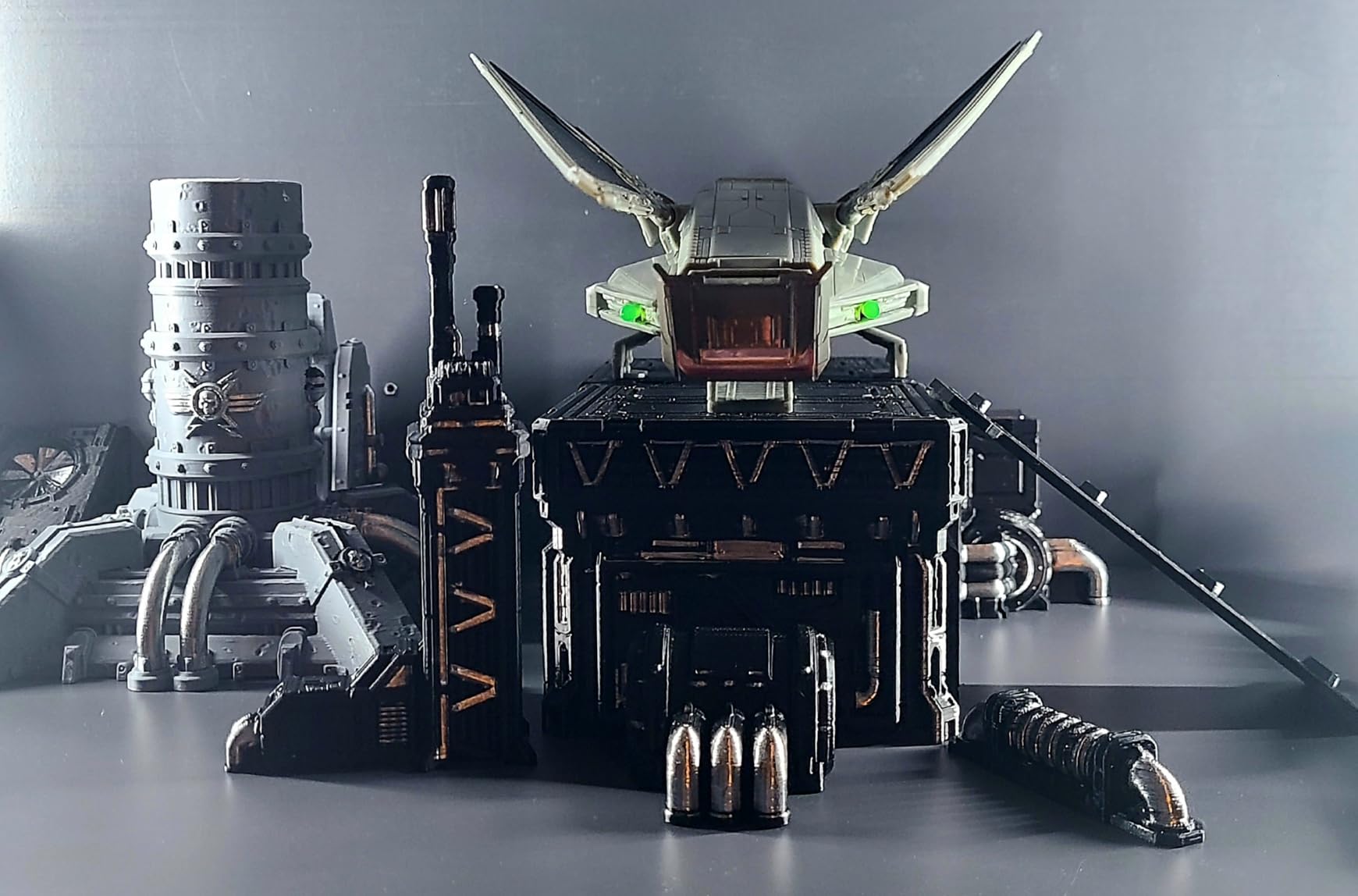 Industrial Terrain Set fits 40k and Kill Team - Wargaming Tabletop Scatter Terrain & Modular Scenery customer photo 1