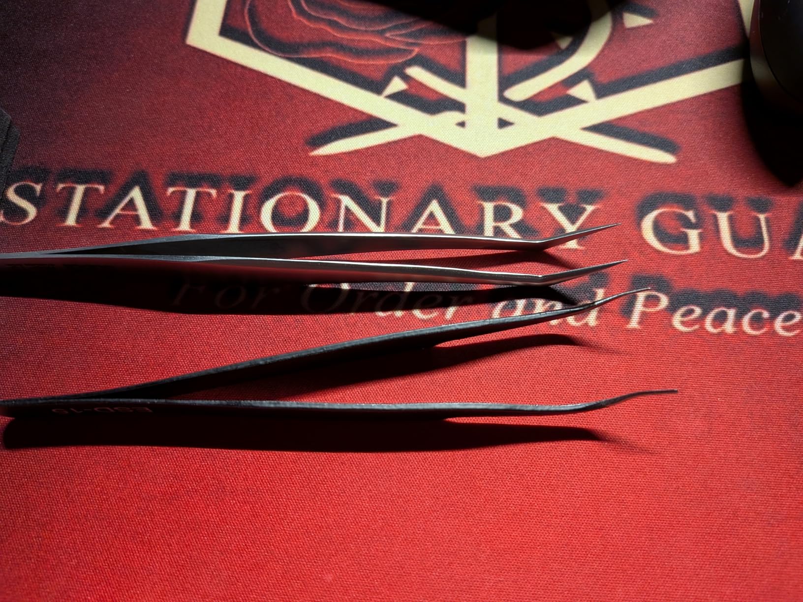 stedi 2PCS Precision Tweezers Set, Model Hobby Making Tools, Ultra-Precision Premium Stainless Steel Tweezers for Gundam, Scale Military Model, 3D Resin Parts customer photo 2