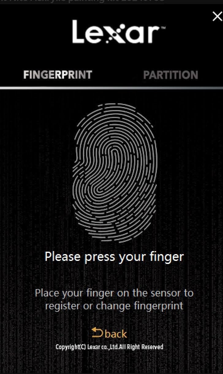 Lexar 128GB JumpDrive Fingerprint F35 PRO USB 3.2 Gen 1 Flash Drive, Up to 400/300 MB/s Read/Write, Storage Expansion and Backup, 256-bit AES & Fingerprint Encryption customer photo 2