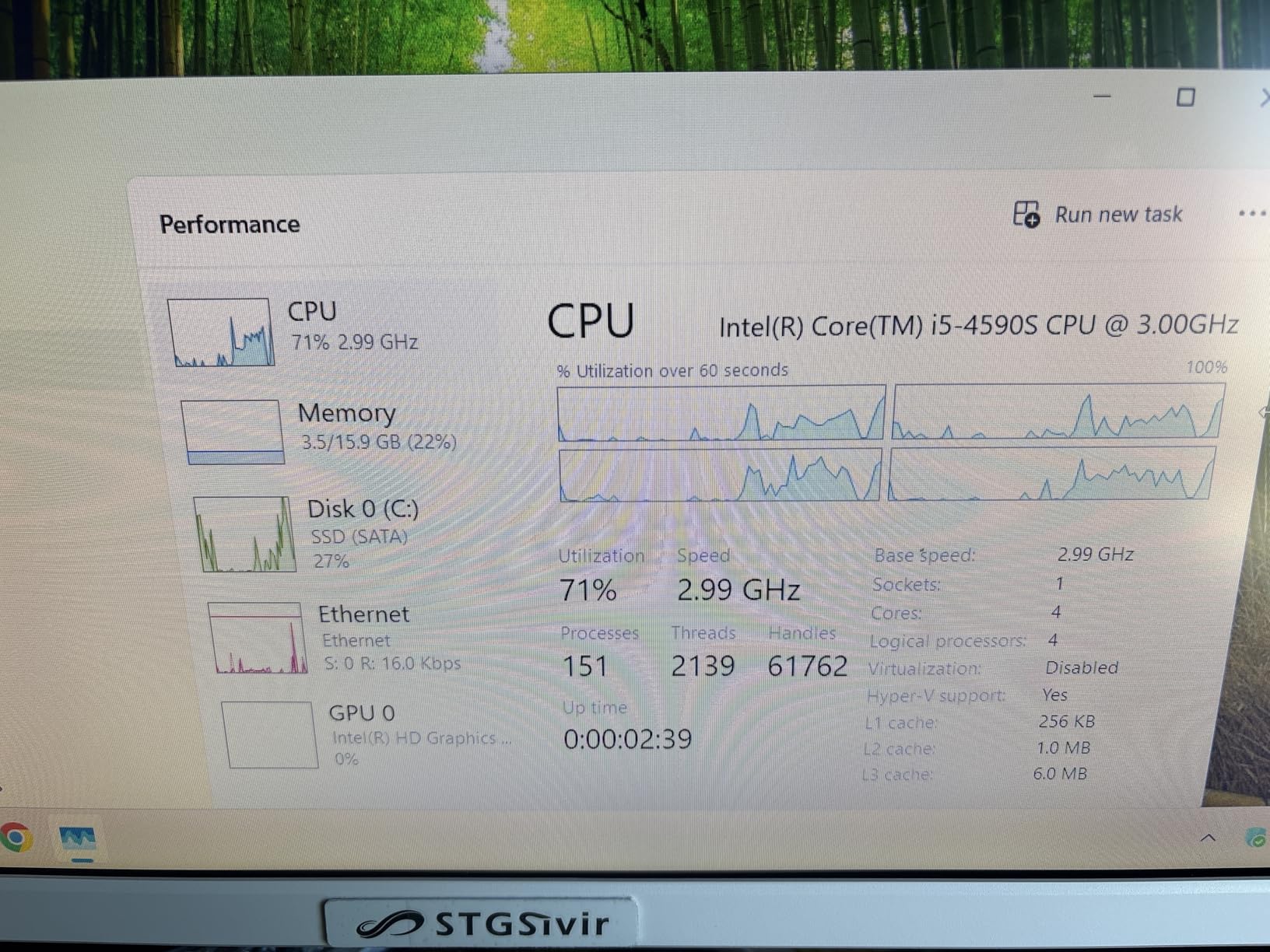 STGSivir All in One Desktop Computer, 22 Display, Intel Quad Core i5 up to 3.6GHz, 16G RAM, 512G SSD, WiFi 5, Bluetooth, RGB Keyboard & Mouse & Mouse Pad, Webcam, Windows 11 Home customer photo 2