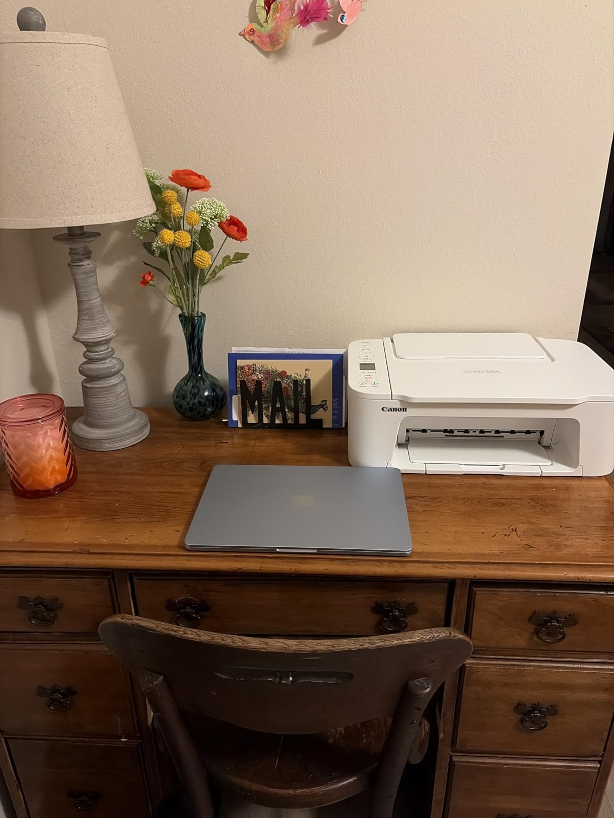 Canon PIXMA TS3720 Wireless All-in-One Printer for Basic Home Printing, White customer photo 1