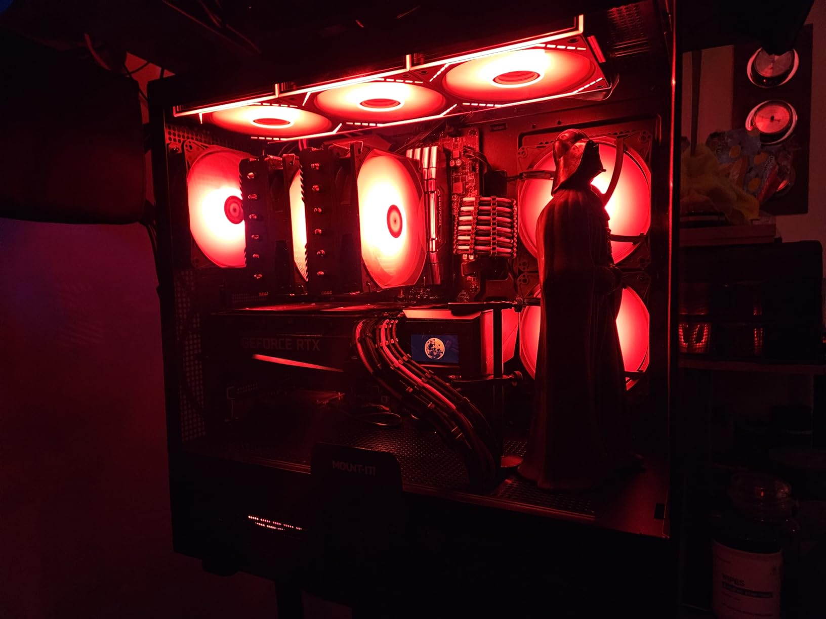Thermaltake View 270 Plus TG ARGB Snow Mid Tower E-ATX Case; 3x120mm ARGB Fans Included; Support Up to 360mm Radiator; Front & Side Dual Tempered Glass Panel; CA-1Y7-00M6WN-01; 3 Year Warranty customer photo 2