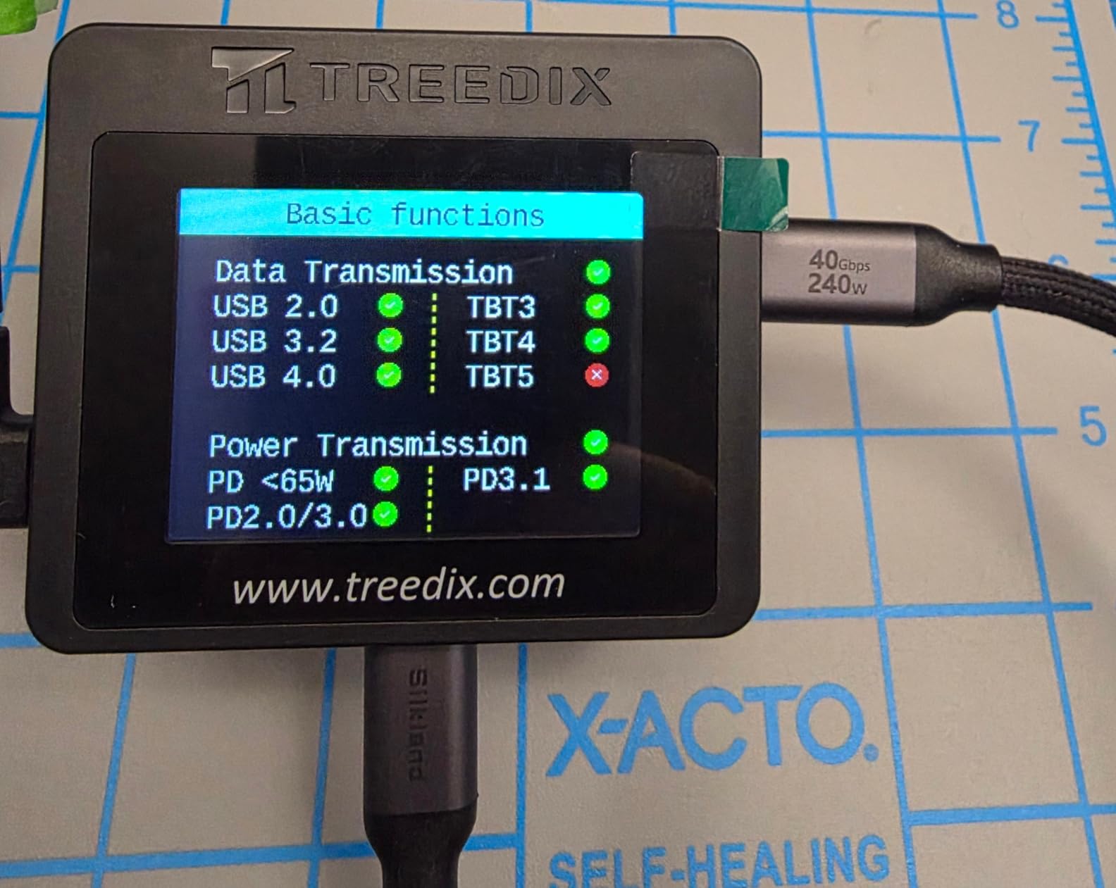 Silkland USB 4 for Thunderbolt 4 Cable 4FT, 40Gbps Data Sync, 8K/6K@60Hz, 240W Charging [USB-IF Certified] customer photo 1