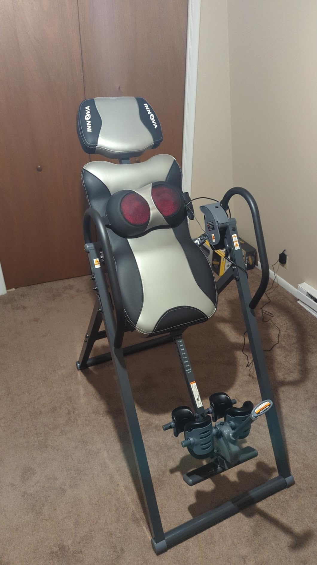 Innova ITM5000 Therapeutic Heat and Shiatsu Massage Inversion Table customer photo 1