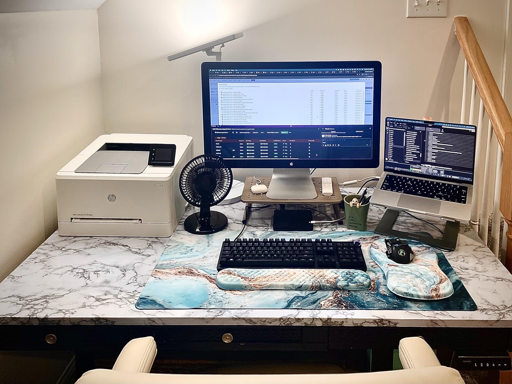 HUANUO Standing Desk Frame with 220lbs Powerful Brushless Motor, Thick T-Shaped Adjustable Desk Legs Made of Automotive-Grade Steel, for Max 75