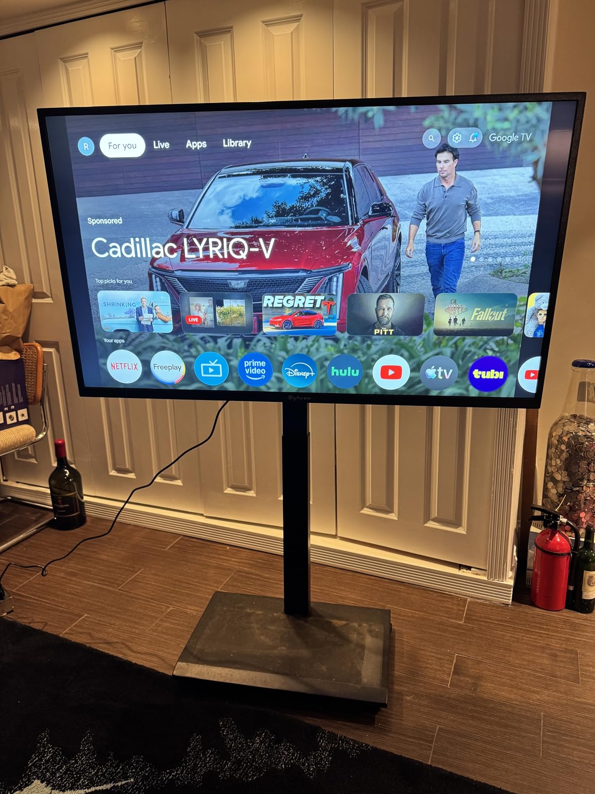 SYLVOX Outdoor TV, 55-inch Waterproof Smart TV, 2000nits Full Sun TV, 4K, Dolby Atmos, HDR 10, Weatherproof Television with Voice Assistant Remote (Pool Pro 2.0, Latest Model) customer photo 1