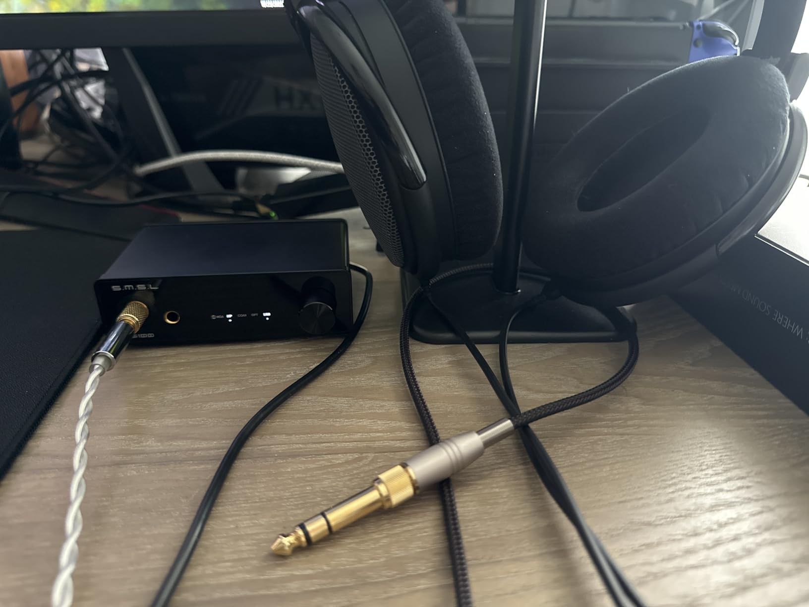 S.M.S.L DS100 USB MQA DAC with CS43131 Chip 6.35mm & 4.4mm Headphone Amplifier Support MQA MQA-CD XMOS XU-316 32bit/768kHz DSD256 USB/Optical/Coaxial Input Mini USB DAC customer photo 2