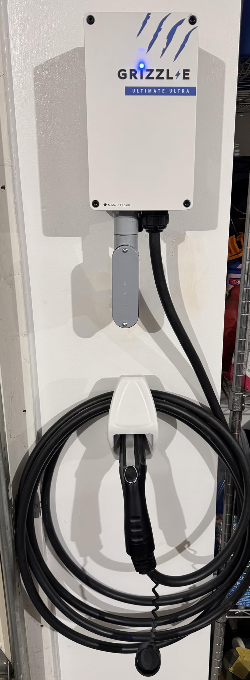 Grizzl-E Ultimate Level 2 Fastest 80A / 19.2 kW Electric Vehicle (EV) Charger, UL Tested and Certified, Metal Case, Indoor/Outdoor Electric Car Fast Charging Station, Hardwired, Ultra, J1772 customer photo 1