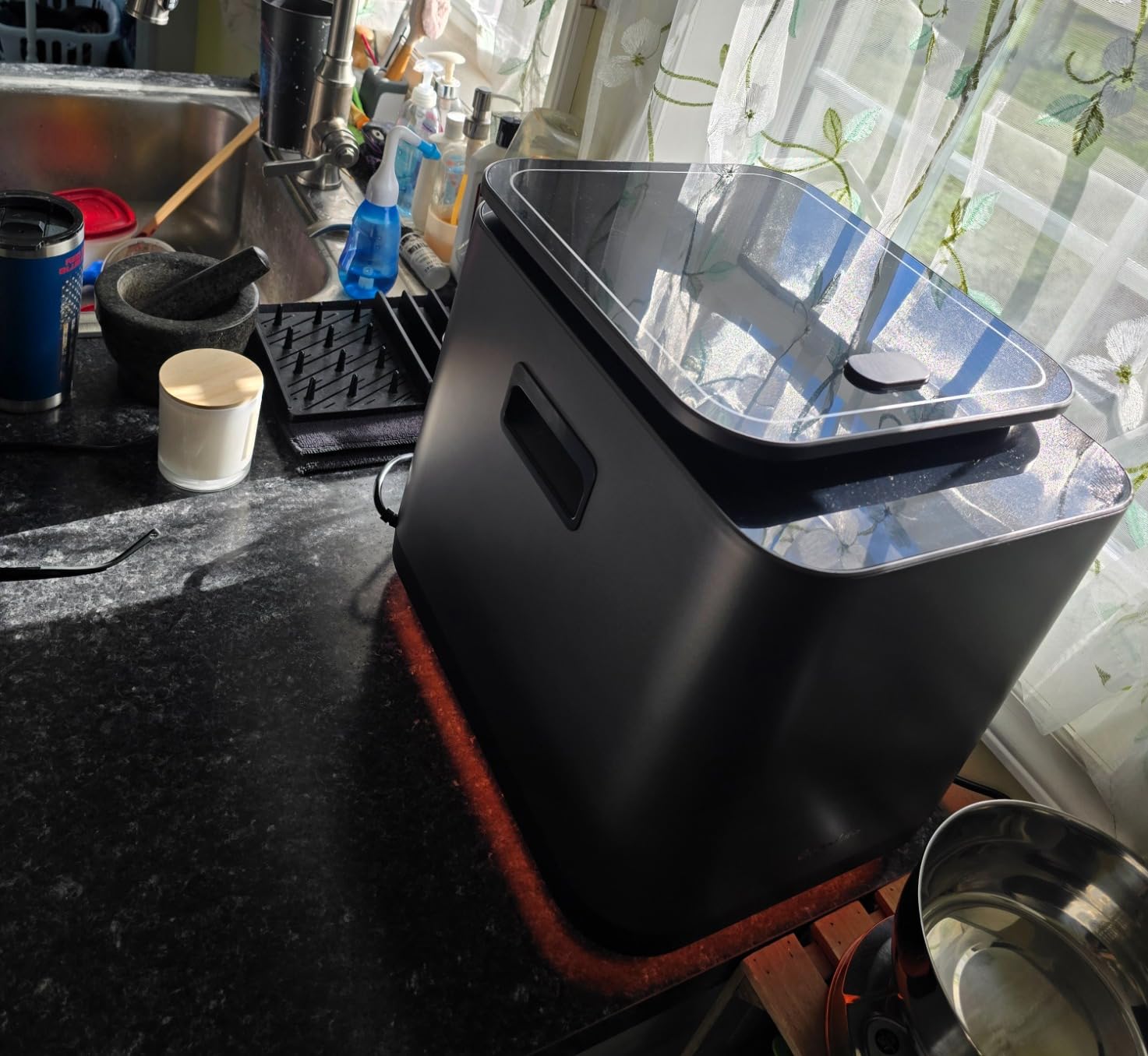 GoveeLife Smart Electric Composter for Kitchen, 3L Compost Bin Indoor with App & Voice Control, Auto-Cleaning, 3 Modes, Turn Food Waste to Fertilizer for Garden, Food Waste Compost Machine customer photo 2