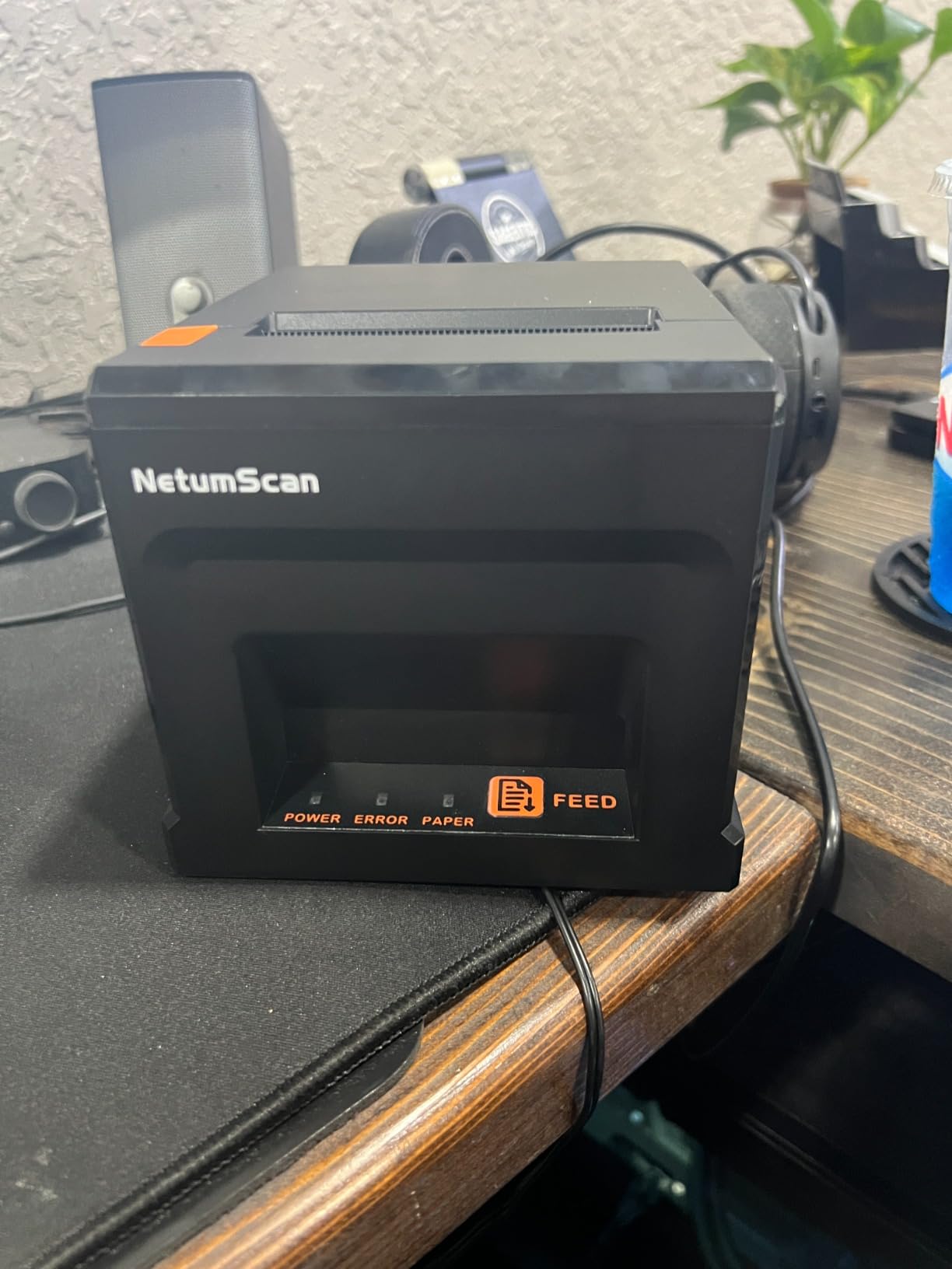 NetumScan USB POS Receipt Printer, 80mm Thermal Receipt Printer with Auto Cutter Cash Drawer, 300mm/s, Model 8360 customer photo 1